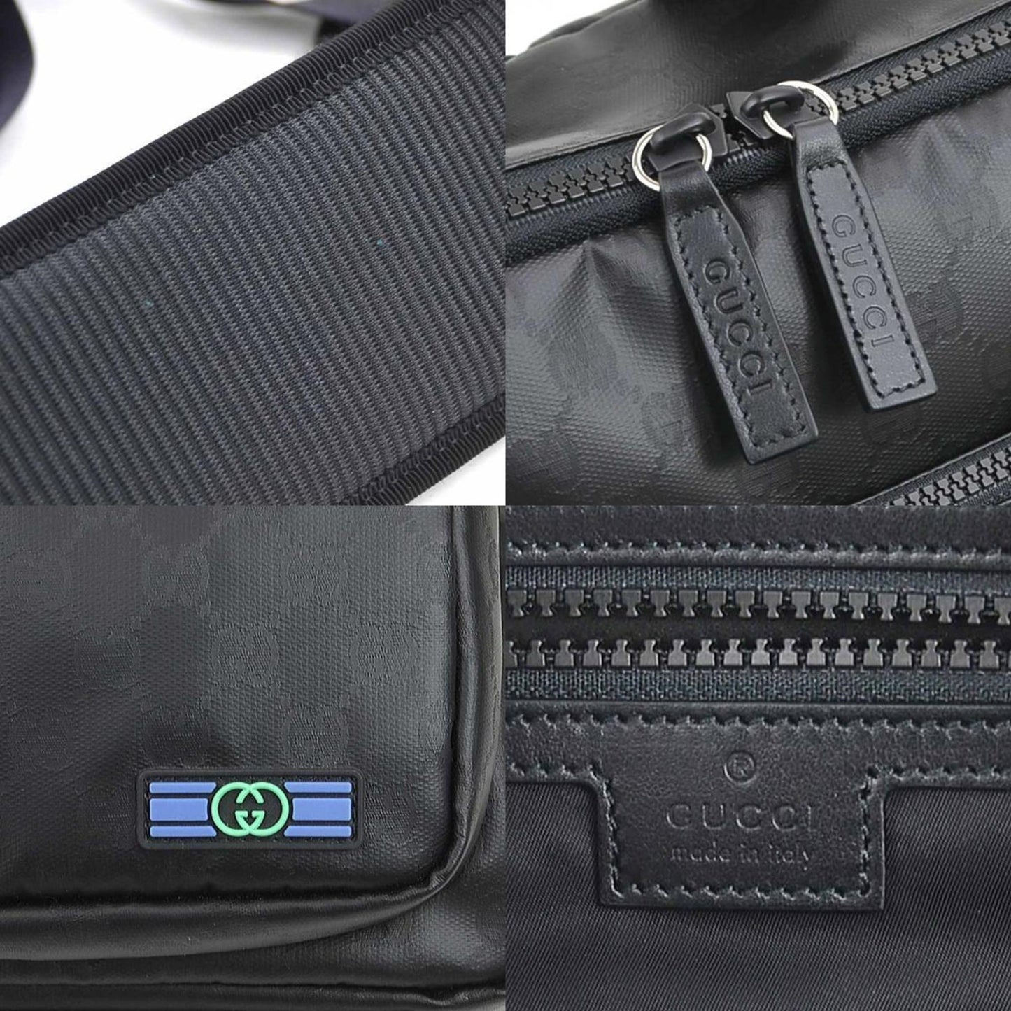 Gucci Black Pvc Shoulder Bag