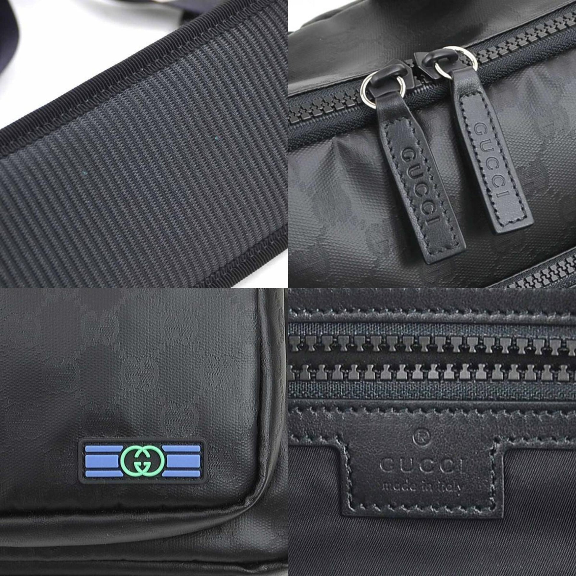 Gucci Black Pvc Shoulder Bag