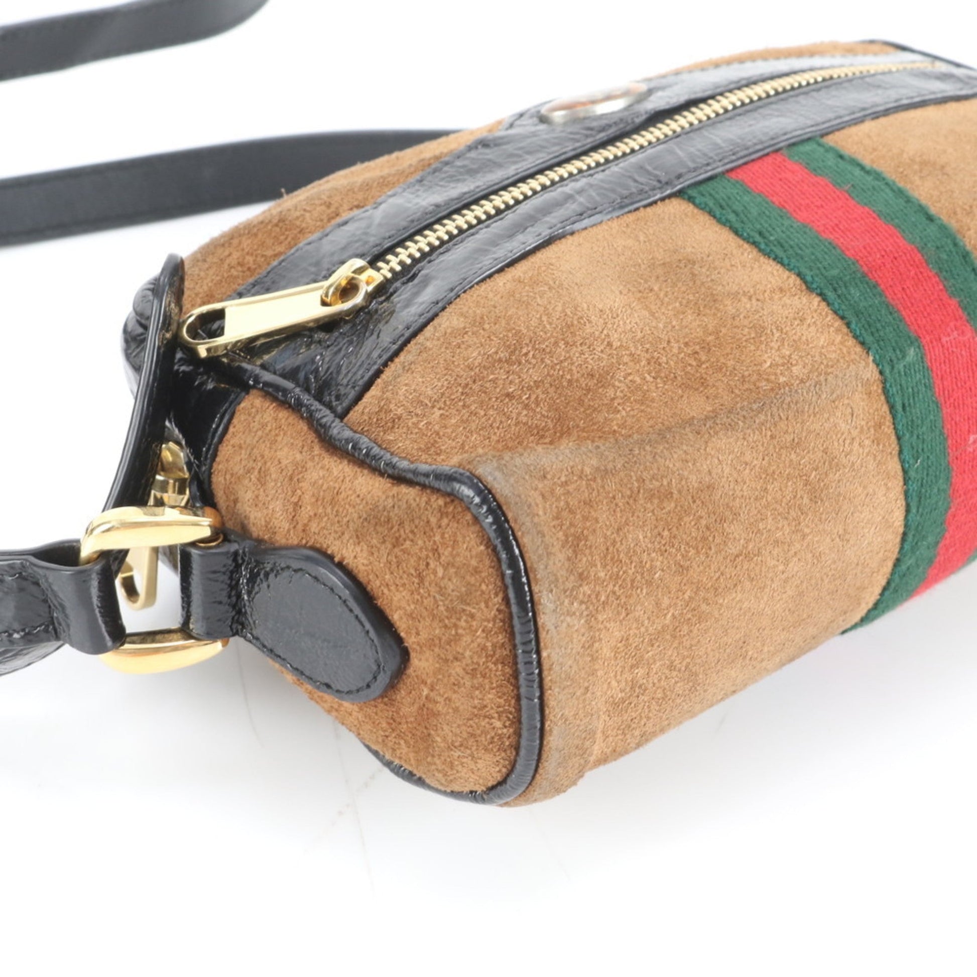 Gucci Brown Leather Shoulder Bag