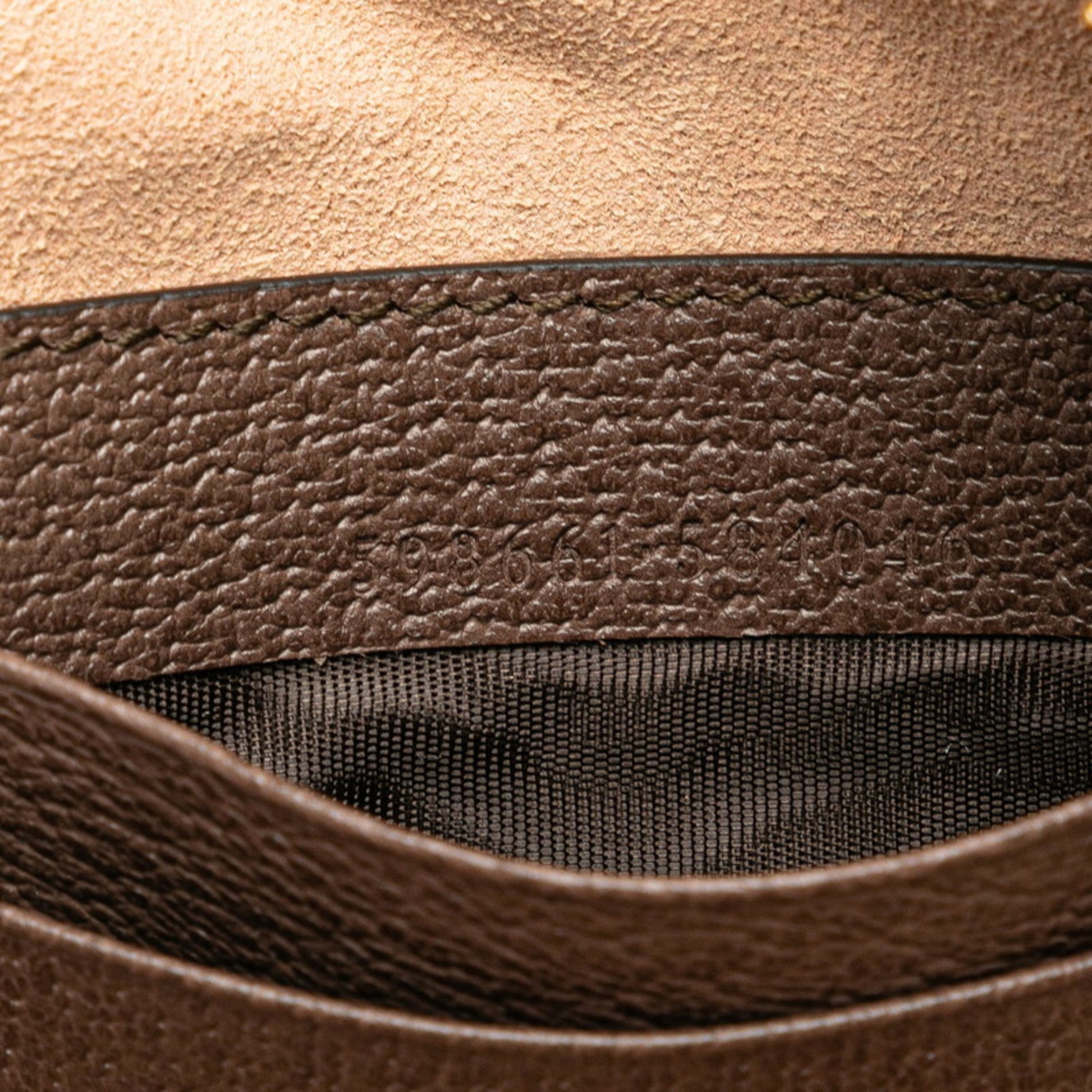 Gucci Beige Brown Pvc Leather Backpack
