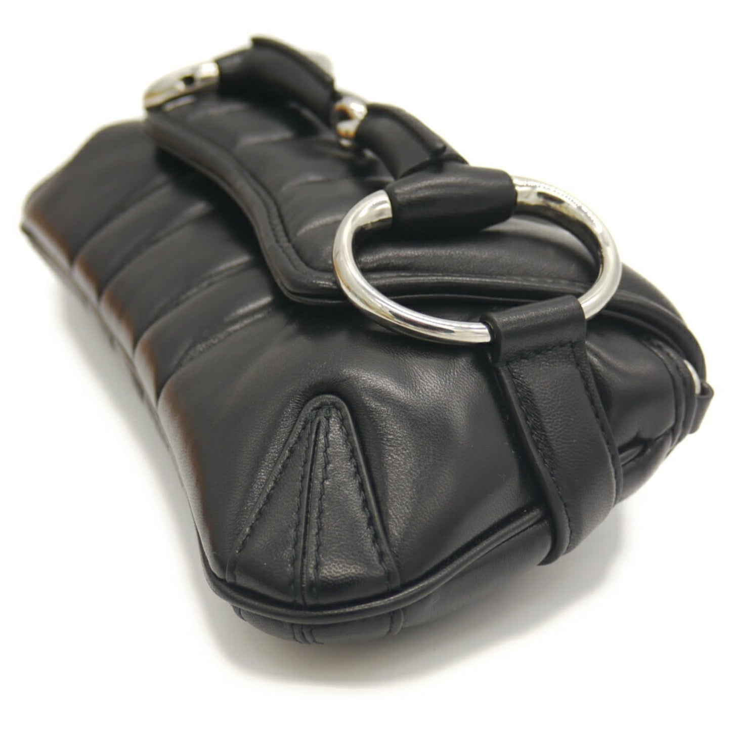Gucci Black Leather Shoulder Bag