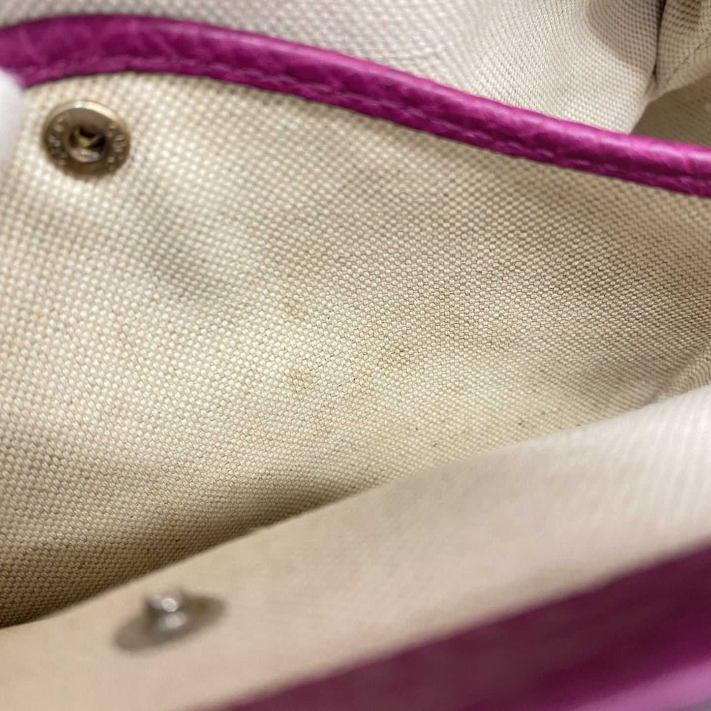 Gucci Purple Leather Handbag