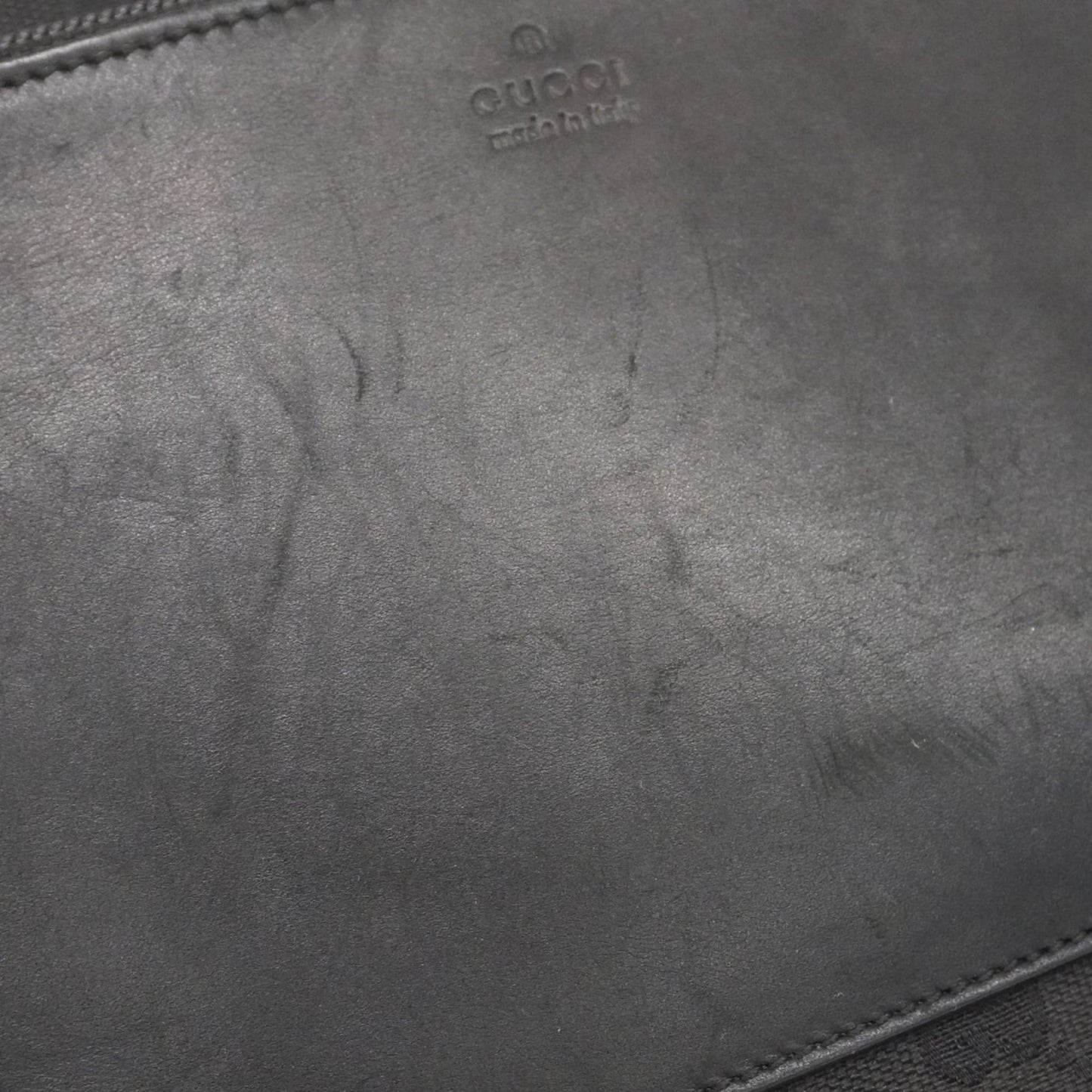 Gucci Black Canvas Tote Bag