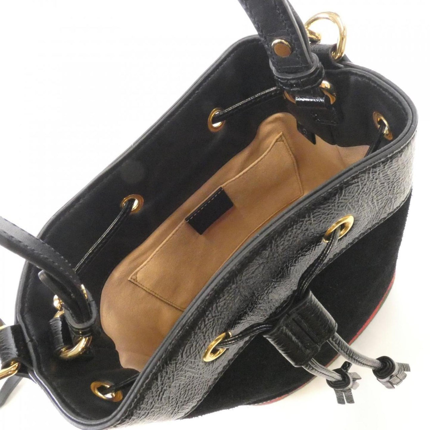 Gucci Black Suede Handbag