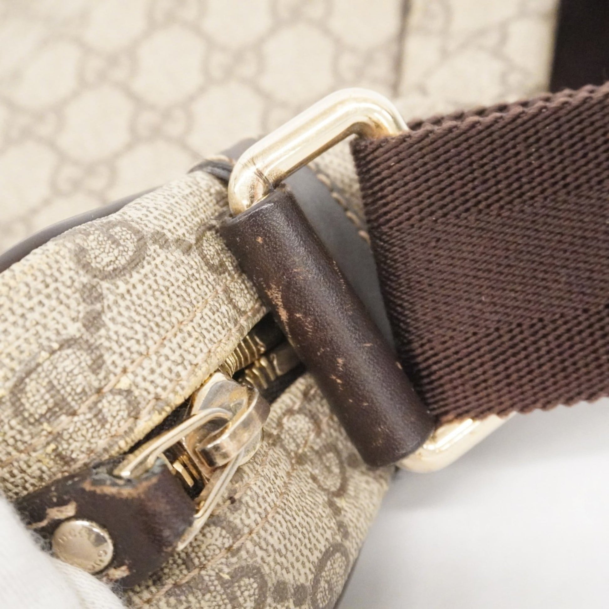 Gucci Brown Pvc Shoulder Bag