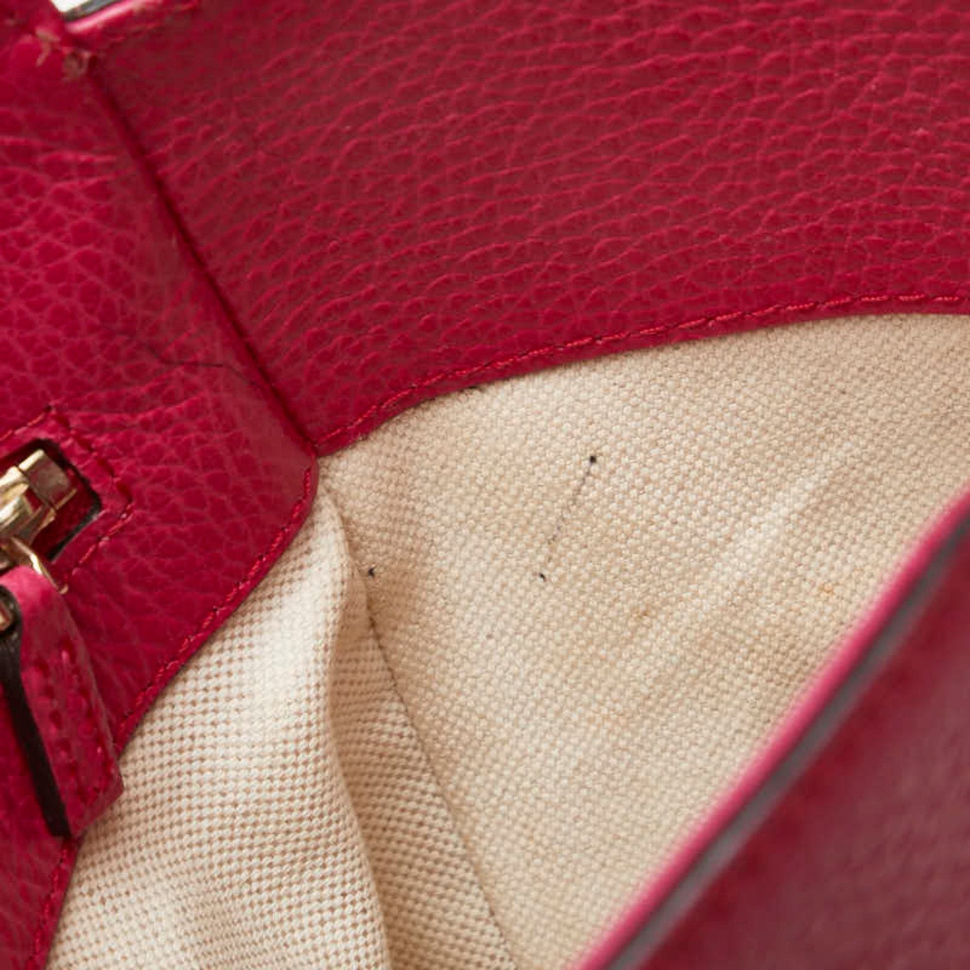 Gucci Pink Leather Tote Bag