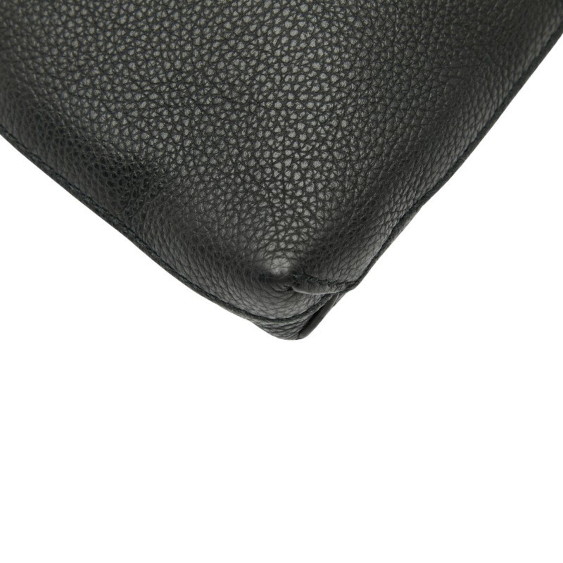 Gucci Black Leather Clutch Bag