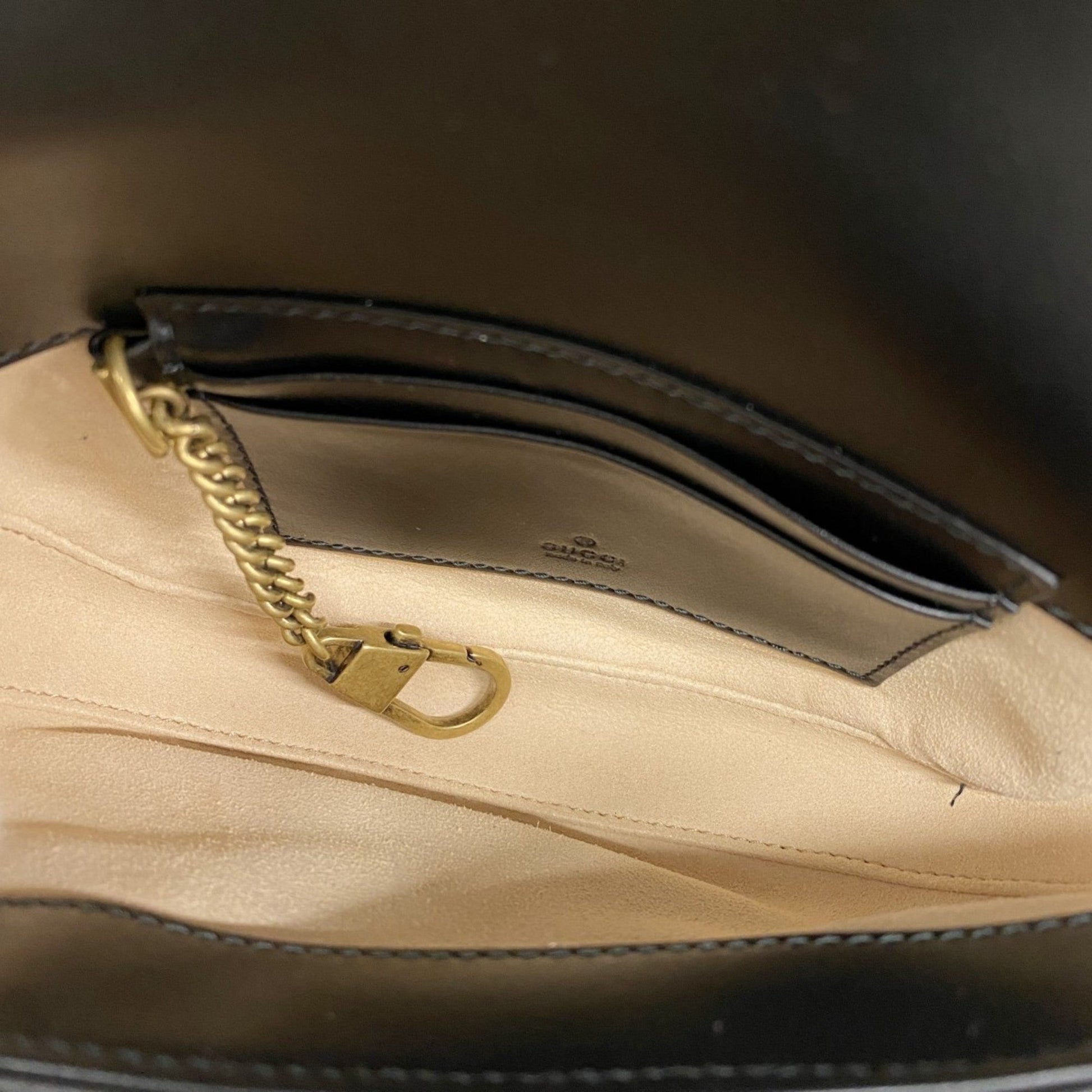Gucci Black Leather Shoulder Bag