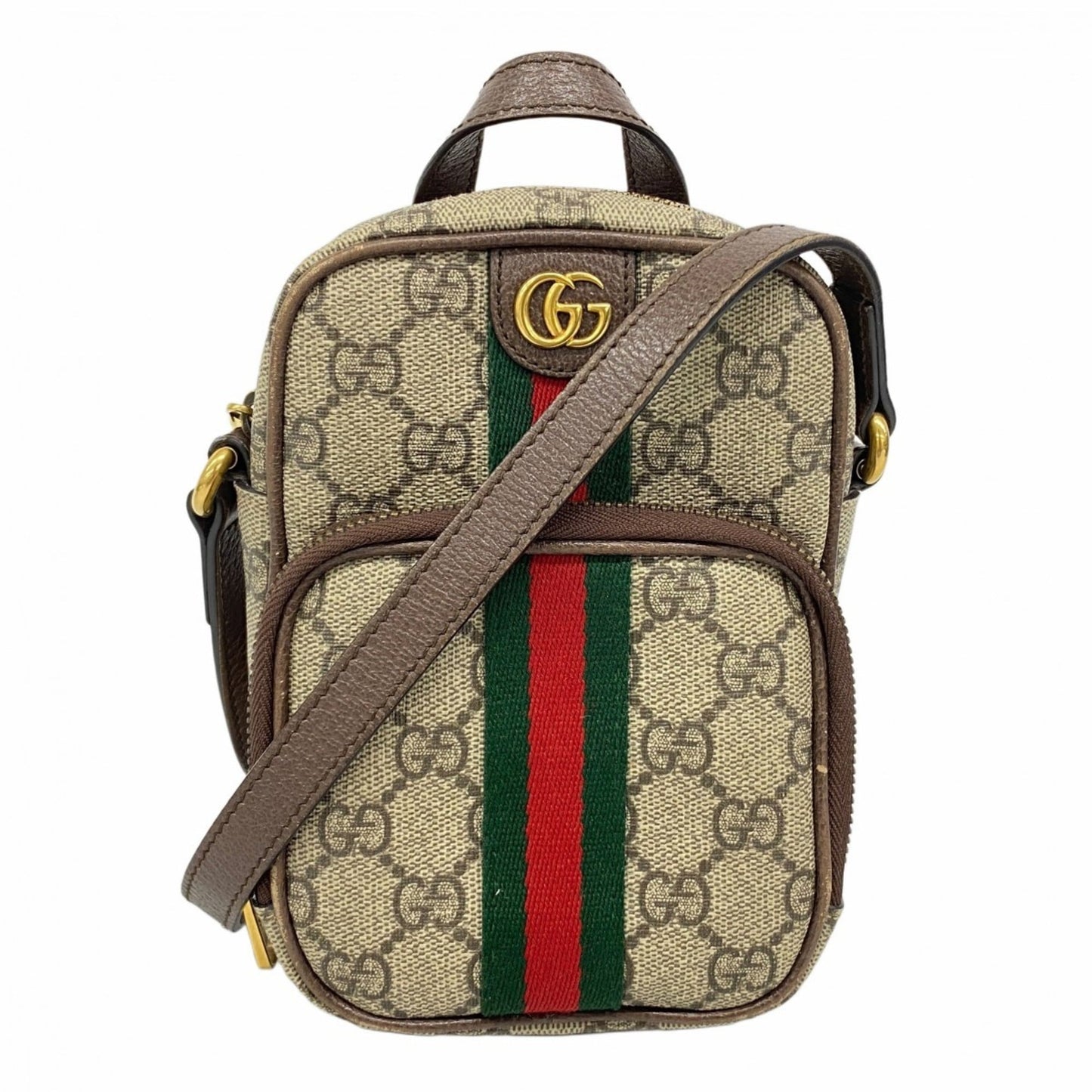 Gucci Brown Pvc Shoulder Bag
