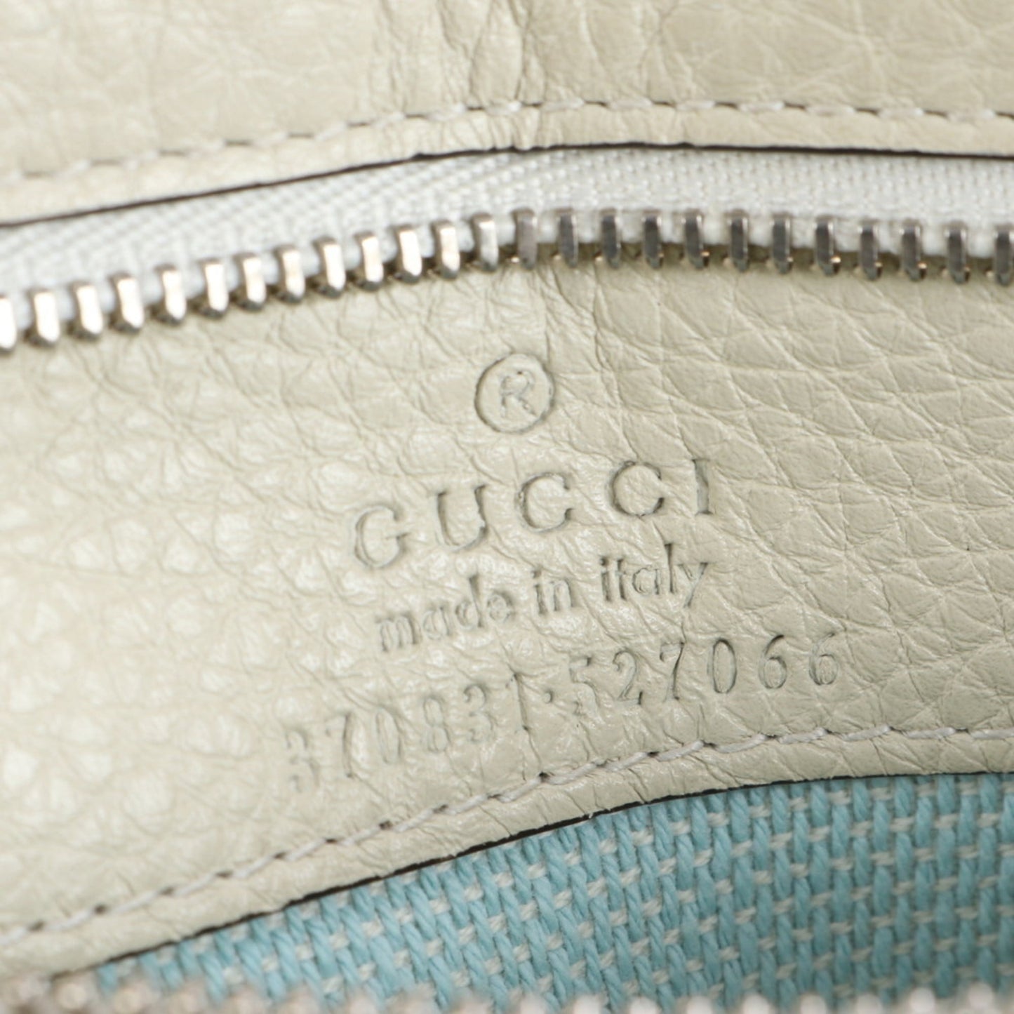 Gucci Ivory Leather Shoulder Bag