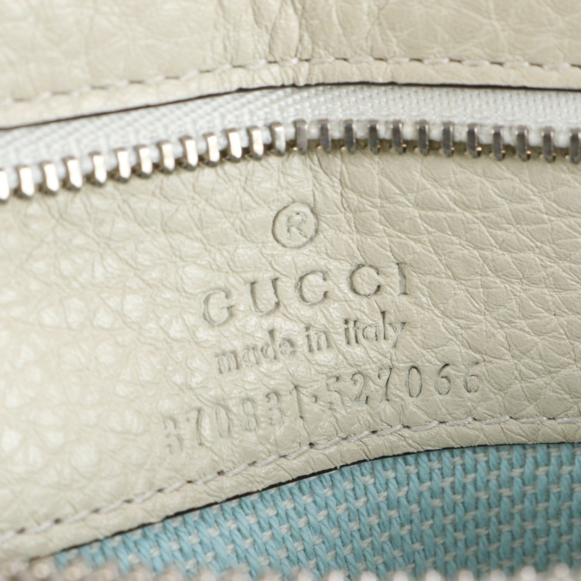 Gucci Ivory Leather Shoulder Bag
