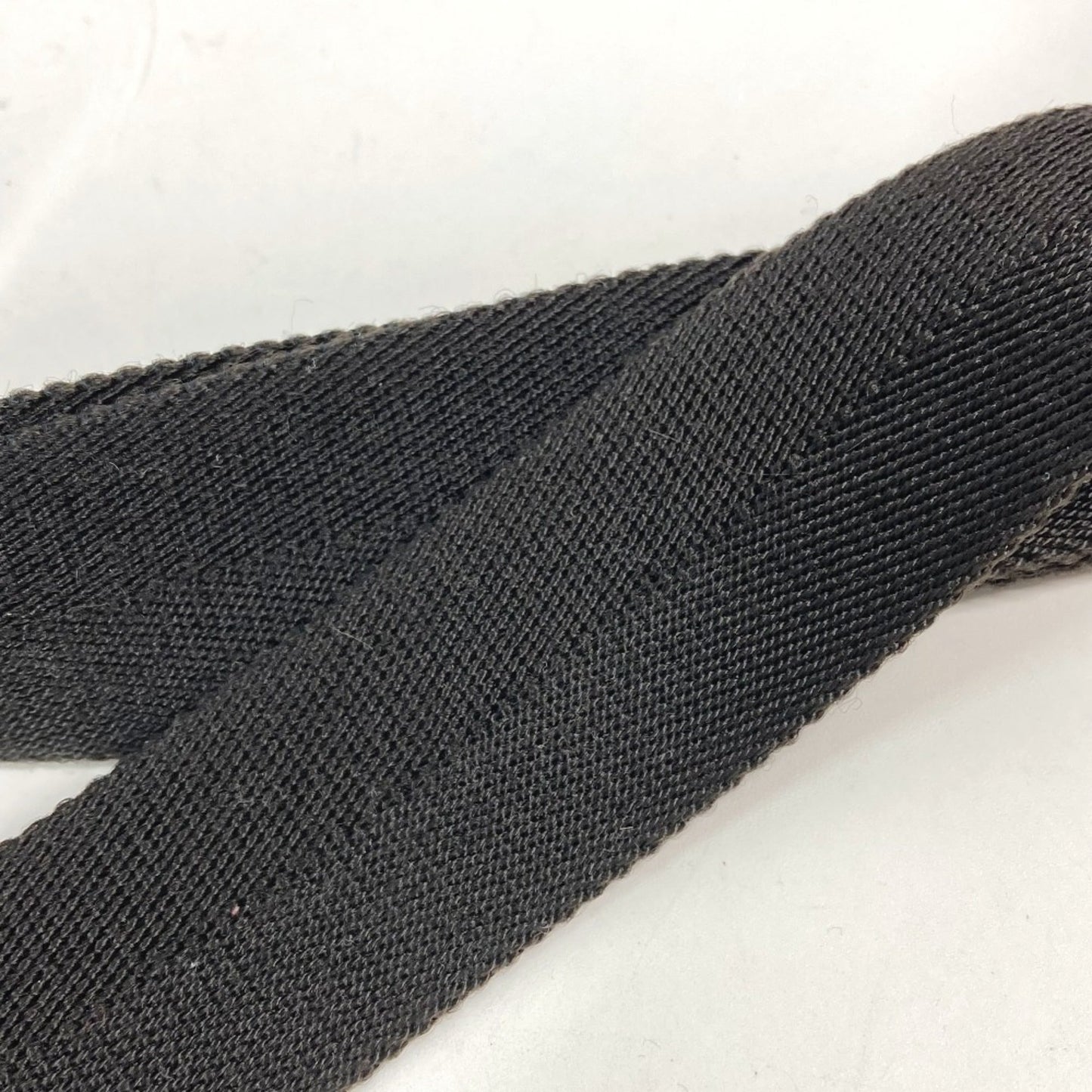 Gucci Black Gg Canvas Leather Fanny Pack Sling Bag
