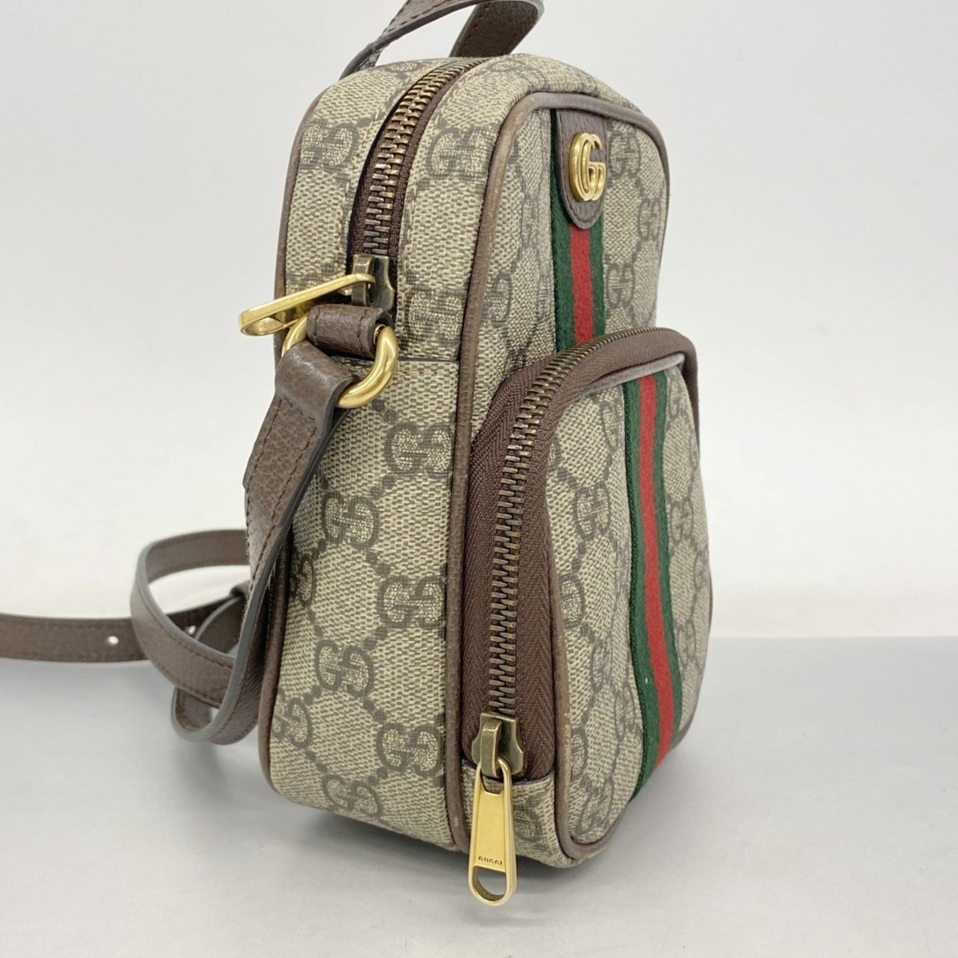 Gucci Brown Pvc Shoulder Bag