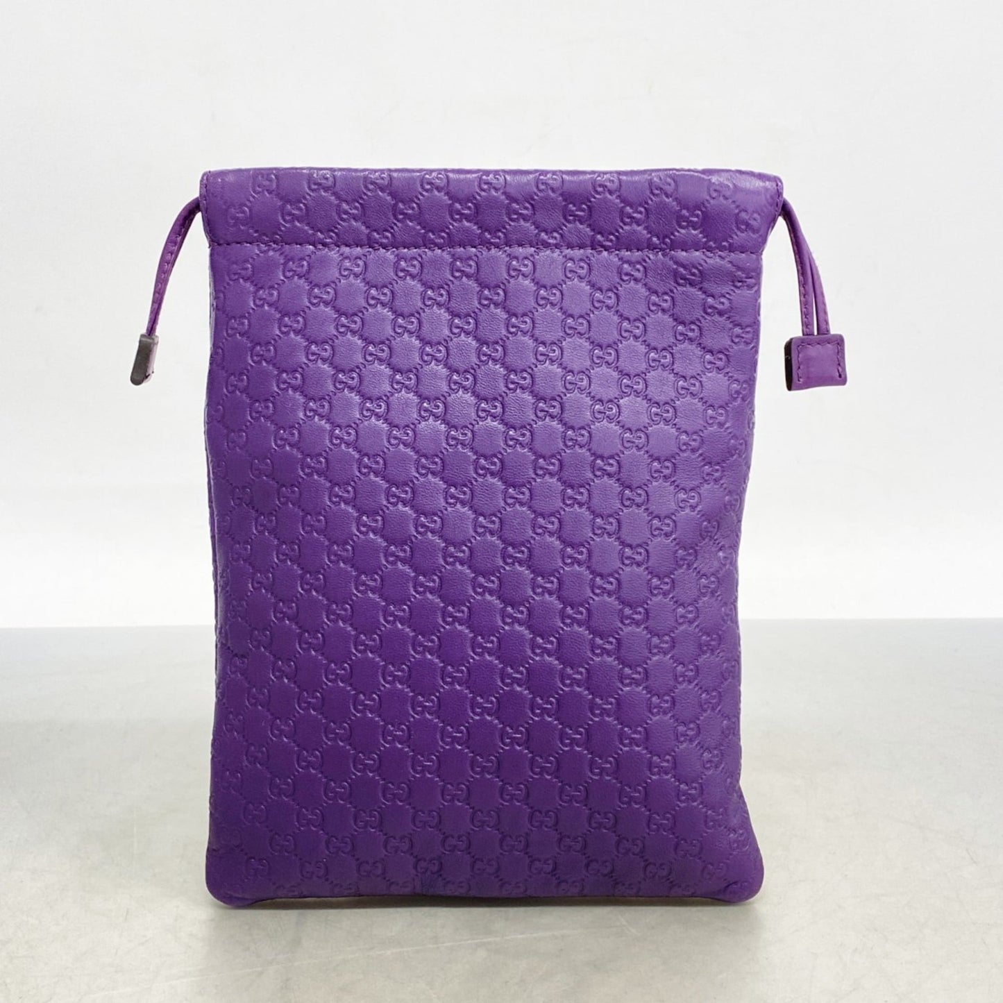 Gucci Purple Leather Pouch