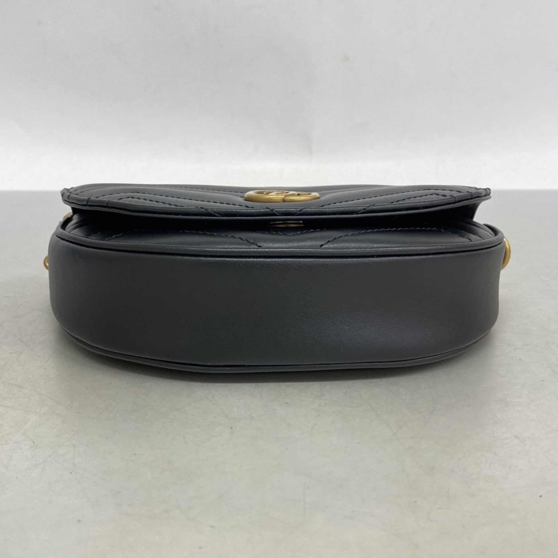 Gucci Black Leather Shoulder Bag