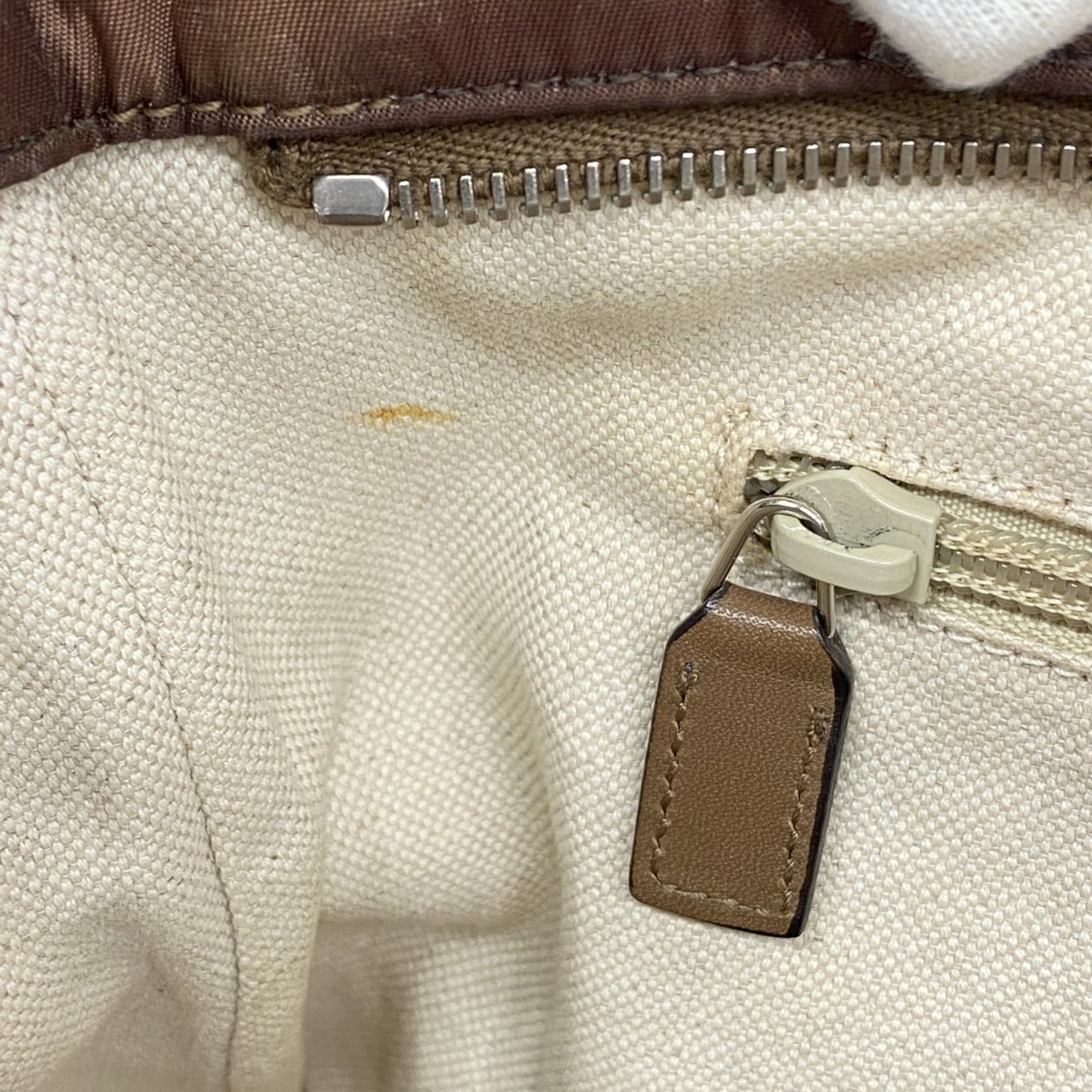 Gucci Brown Nylon Shoulder Bag