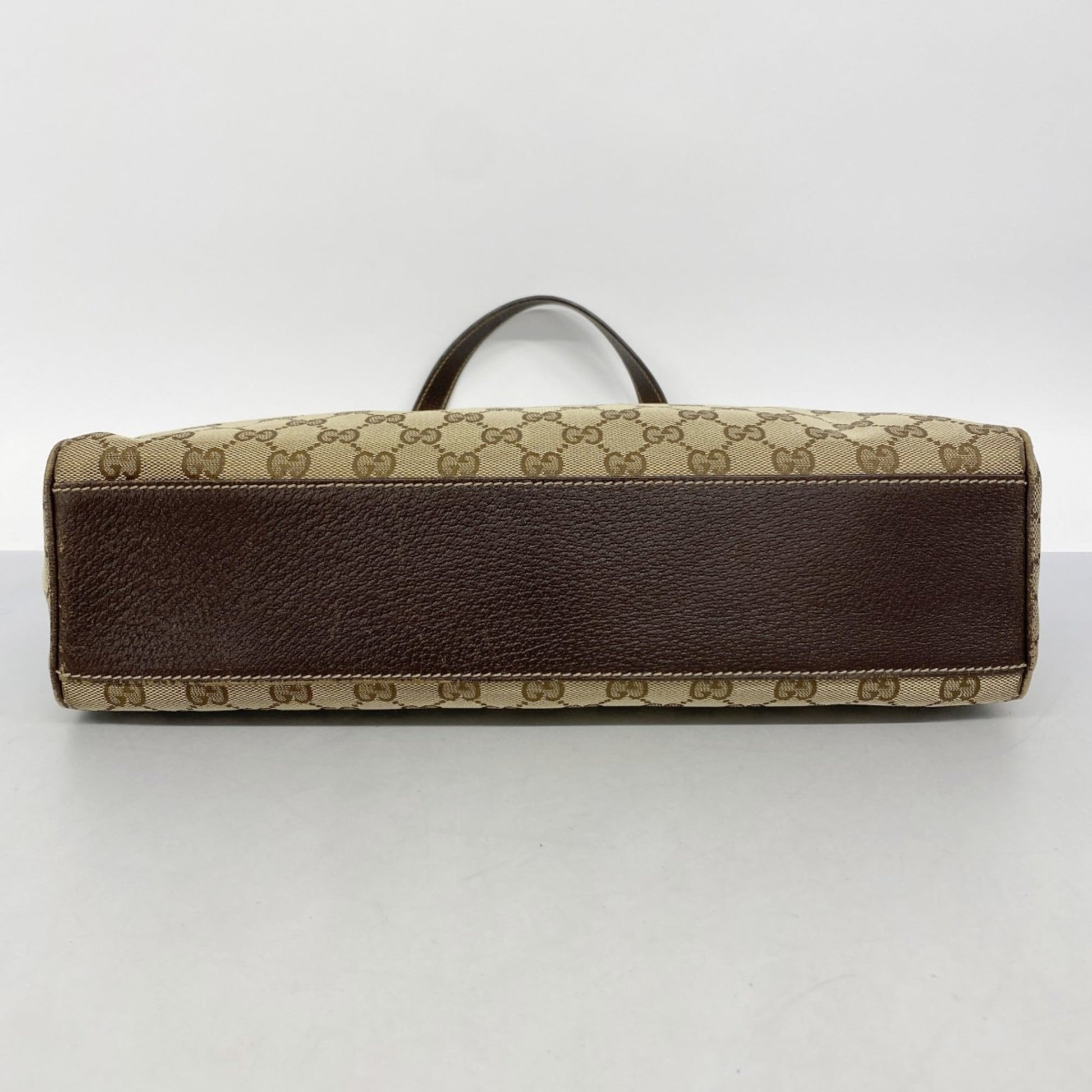 Gucci Brown Canvas Handbag