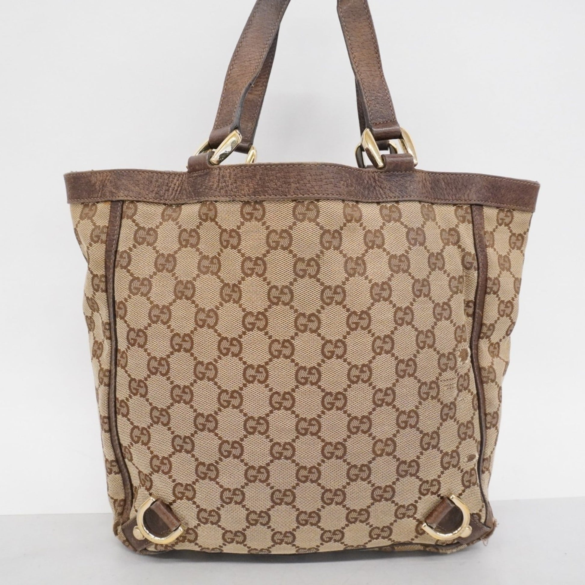 Gucci Brown Canvas Handbag