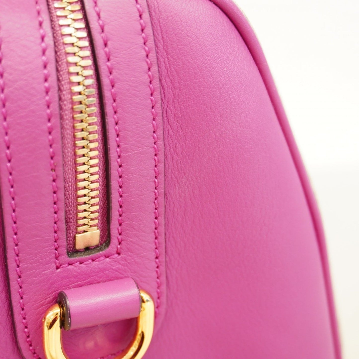 Gucci Brown Pink Red Color Pvc Handbag