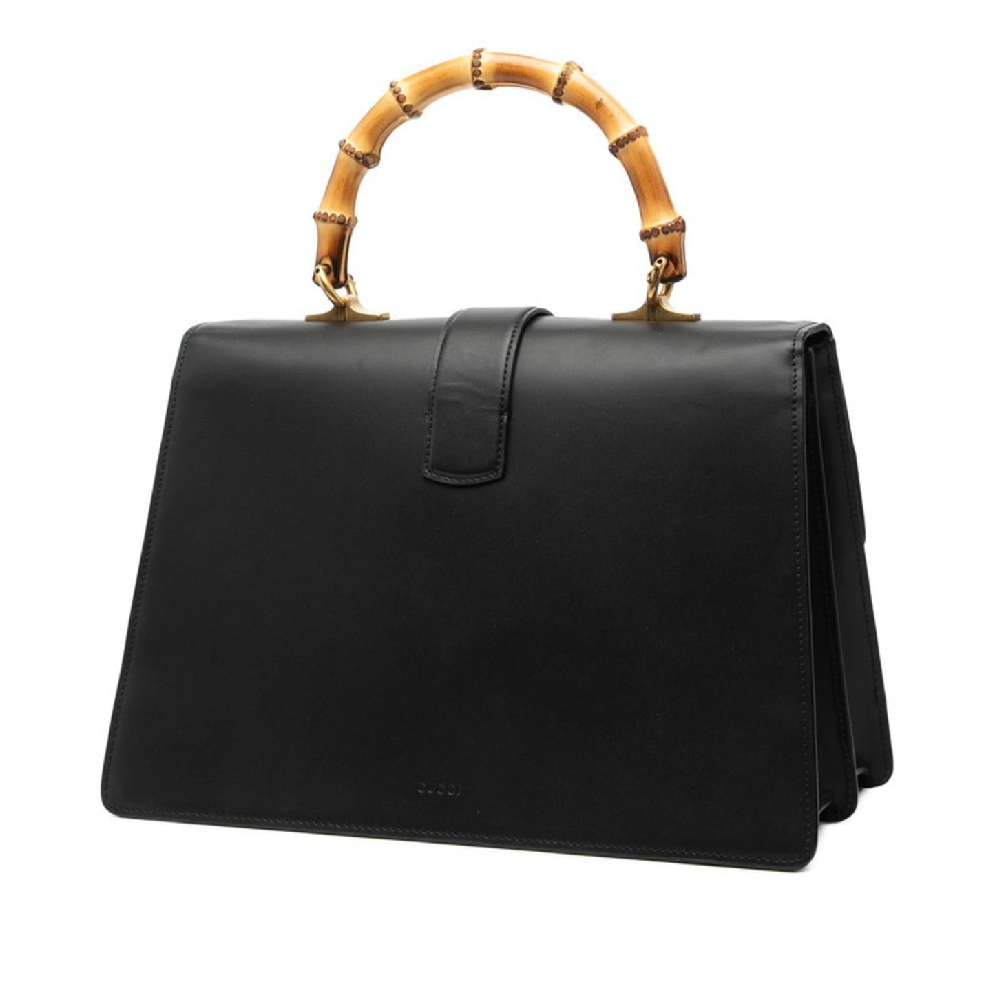 Gucci Black Green Red Color Leather Handbag Shoulder Bag