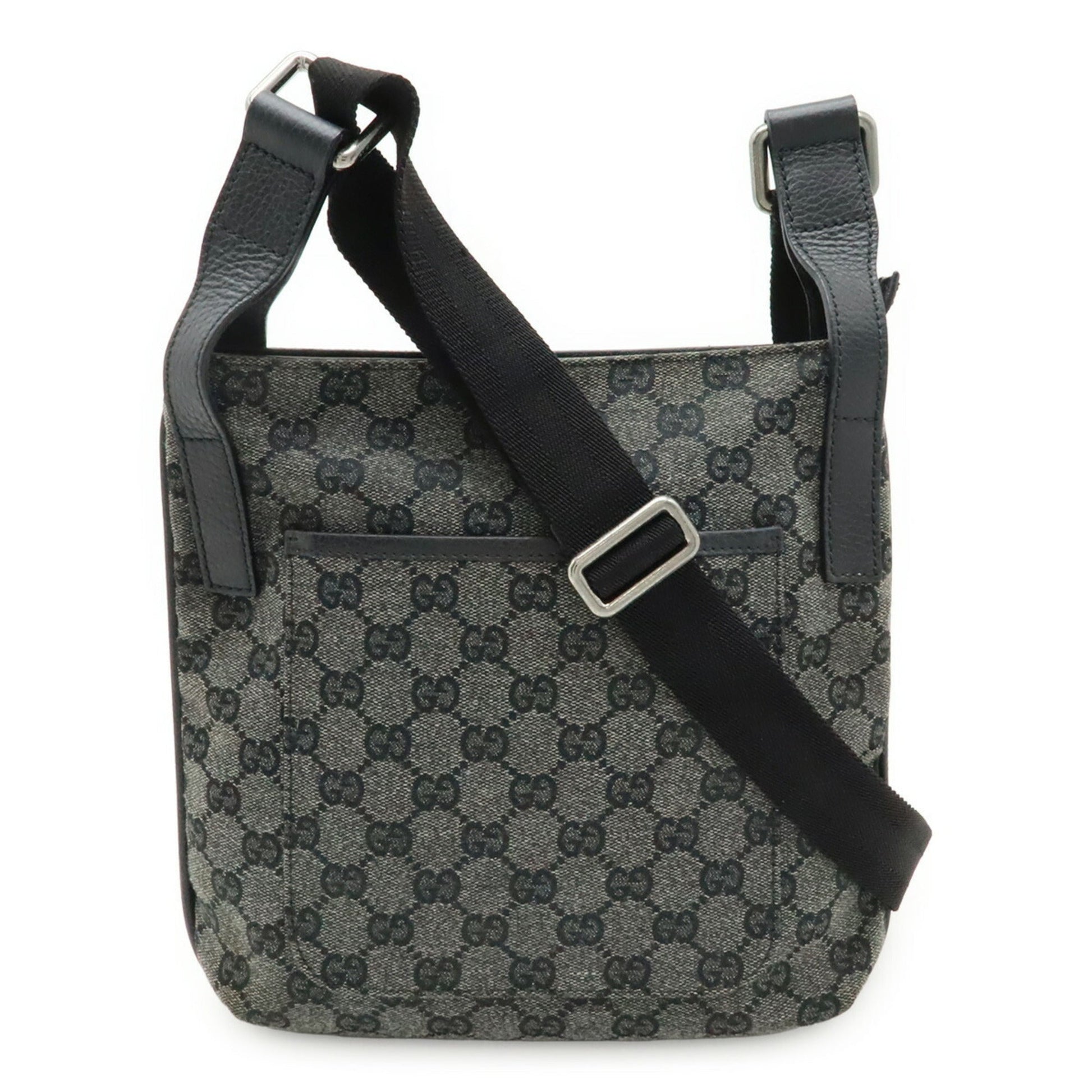 Gucci Dark Gray Gg Canvas Shoulder Bag