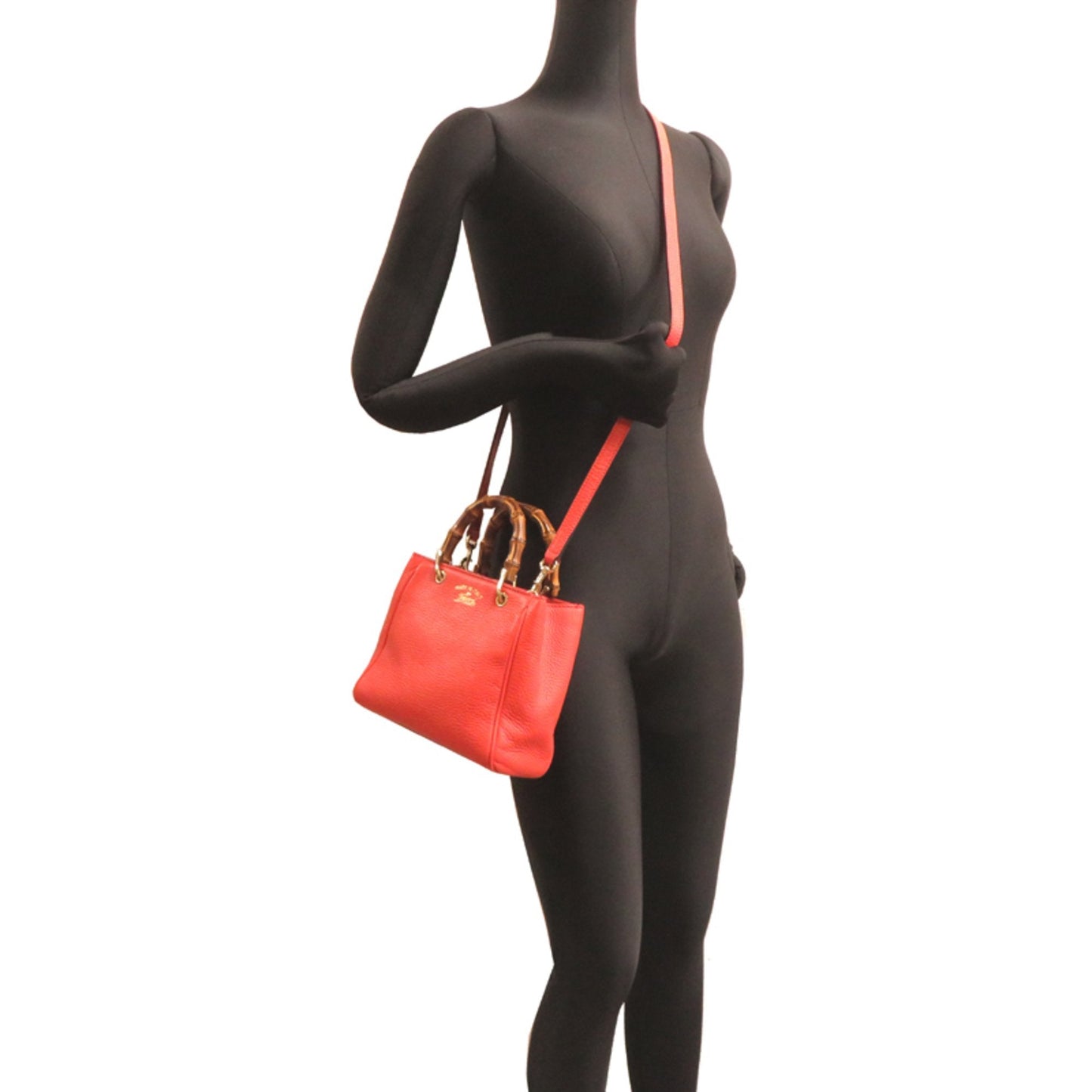 Gucci Orange Leather Handbag