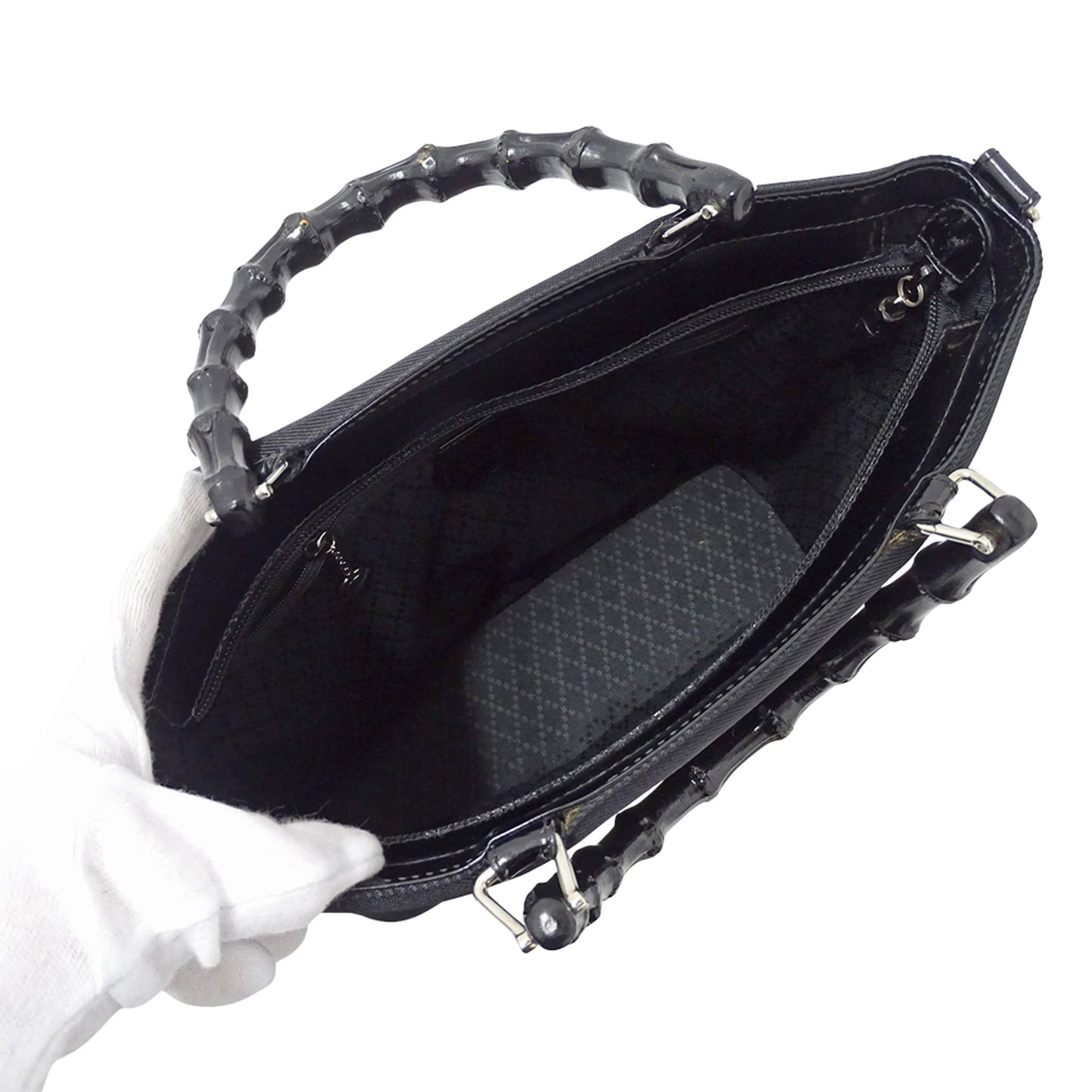 Gucci Black Nylon Handbag Shoulder Bag