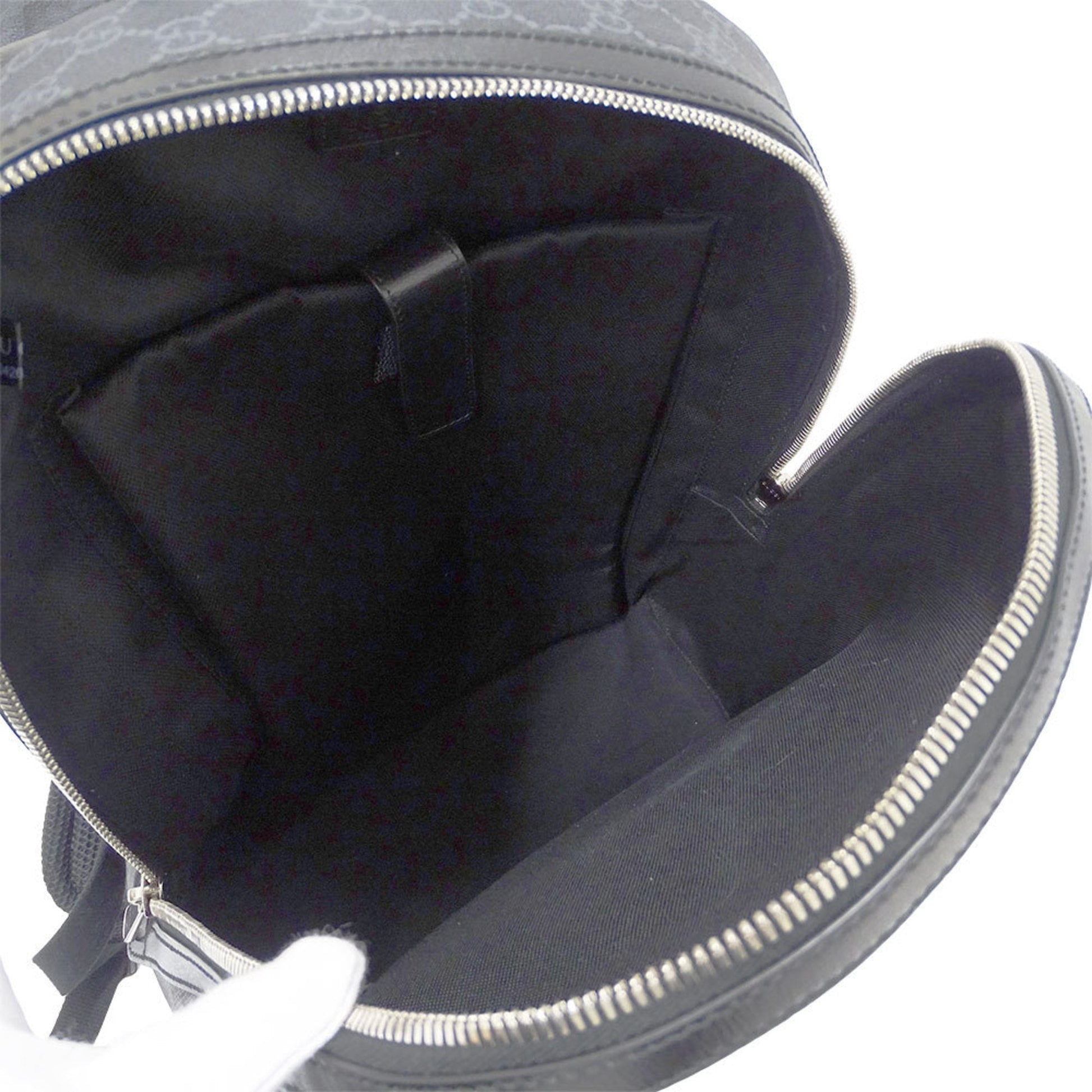 Gucci Black Gg Supreme Backpack