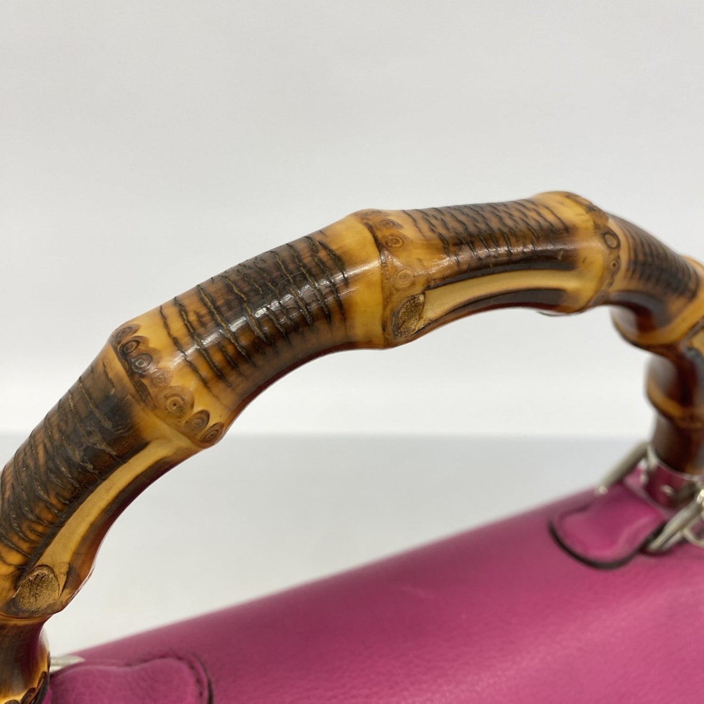 Gucci Purple Leather Handbag