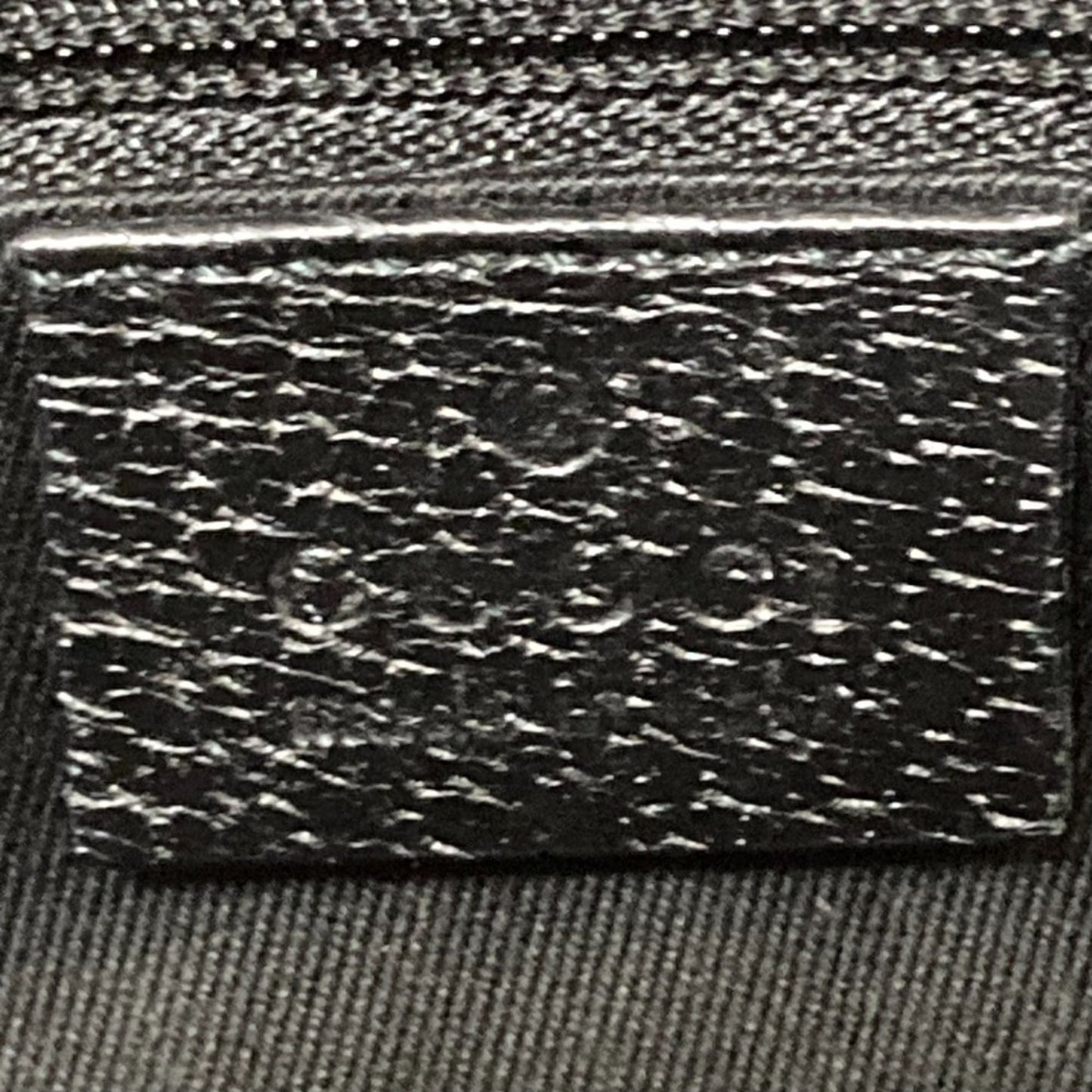 Gucci Black Gg Canvas Handbag