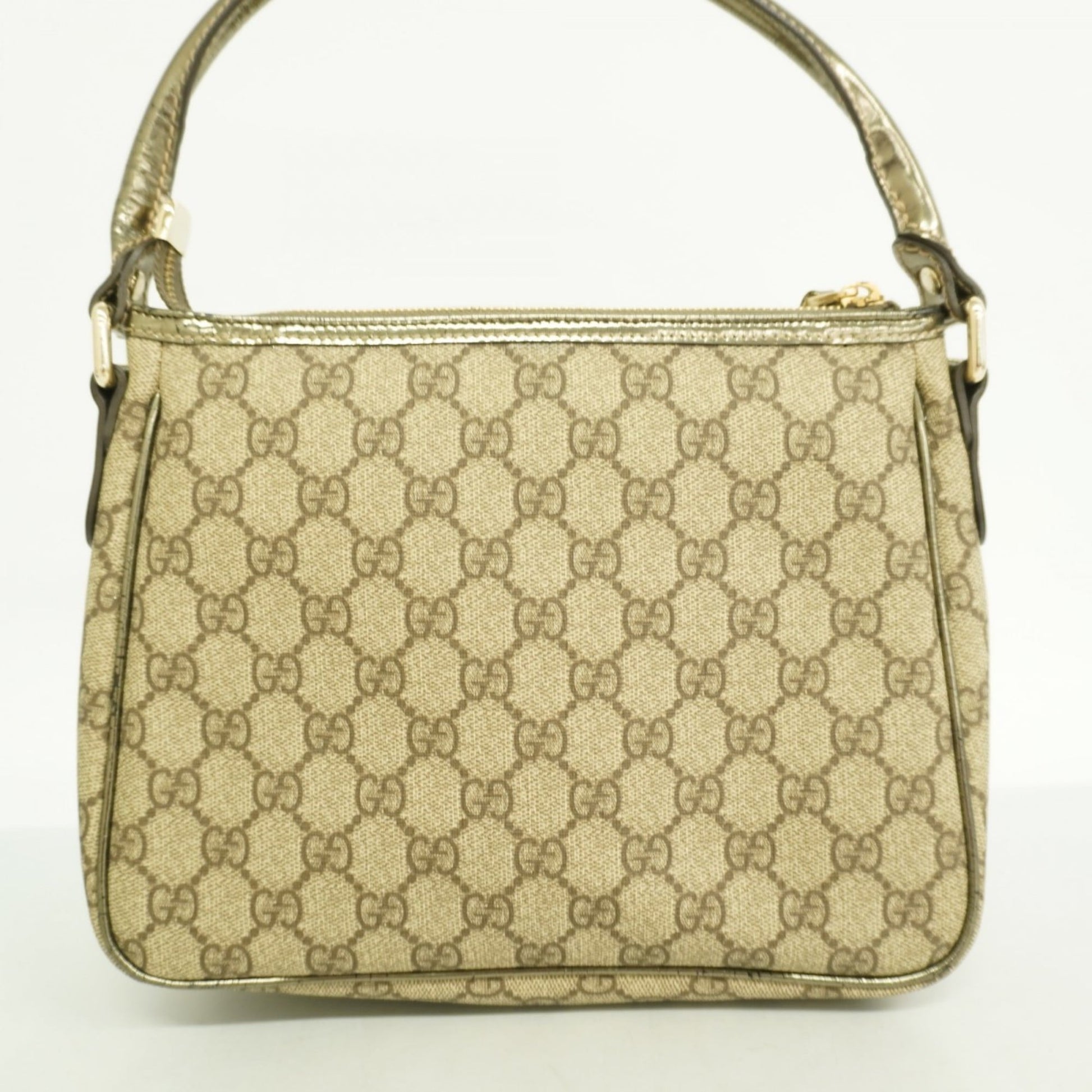 Gucci Beige Brown Pvc Handbag