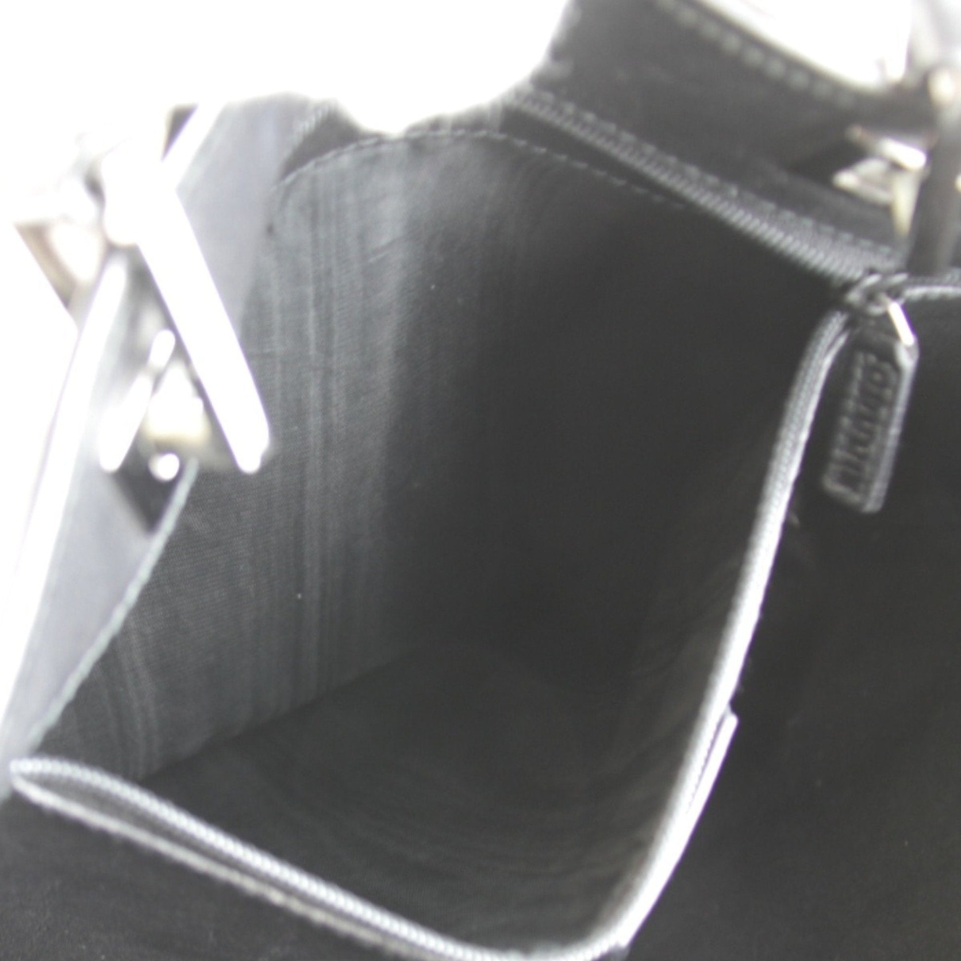 Gucci Black Satin Tote Bag