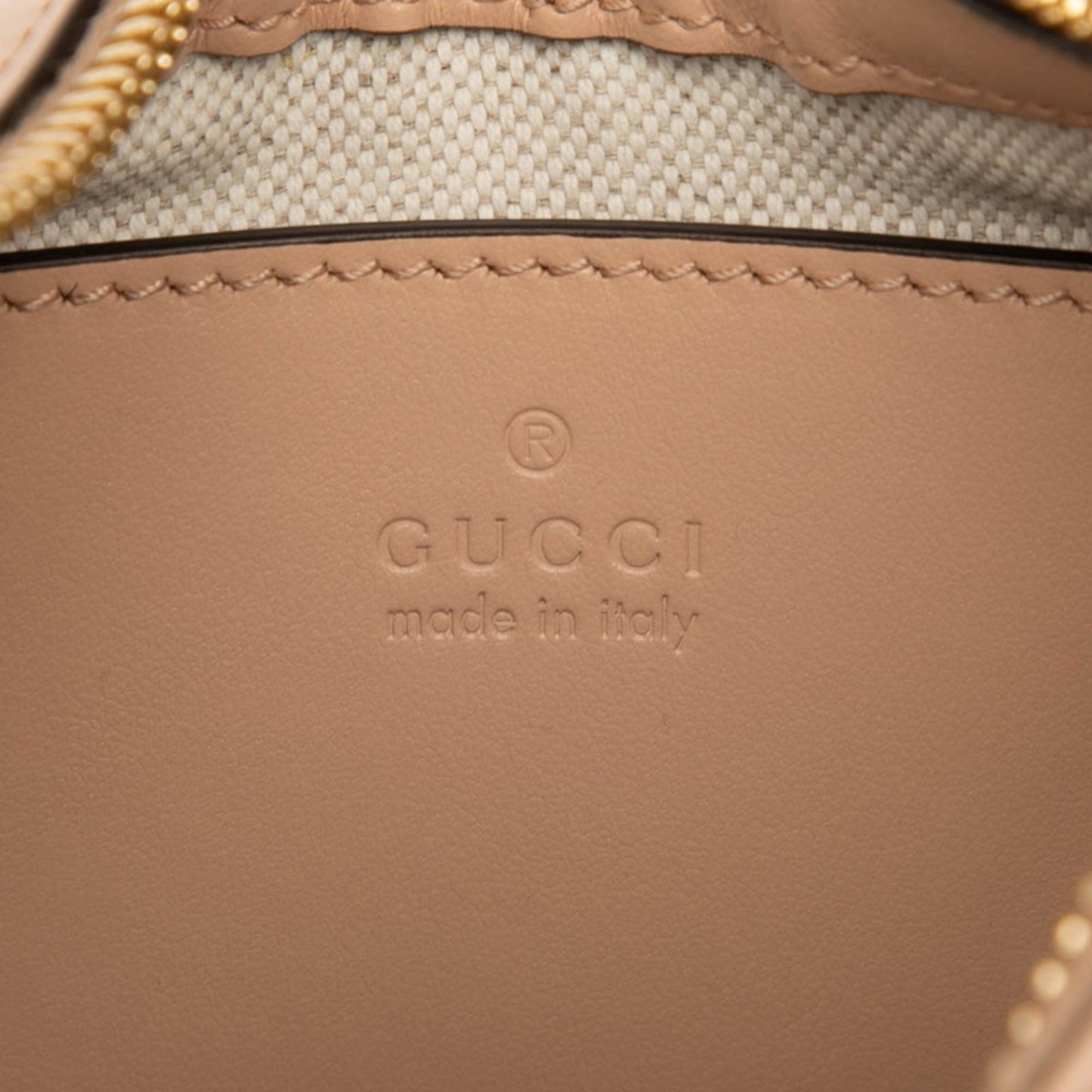 Gucci Beige Leather Handbag Shoulder Bag