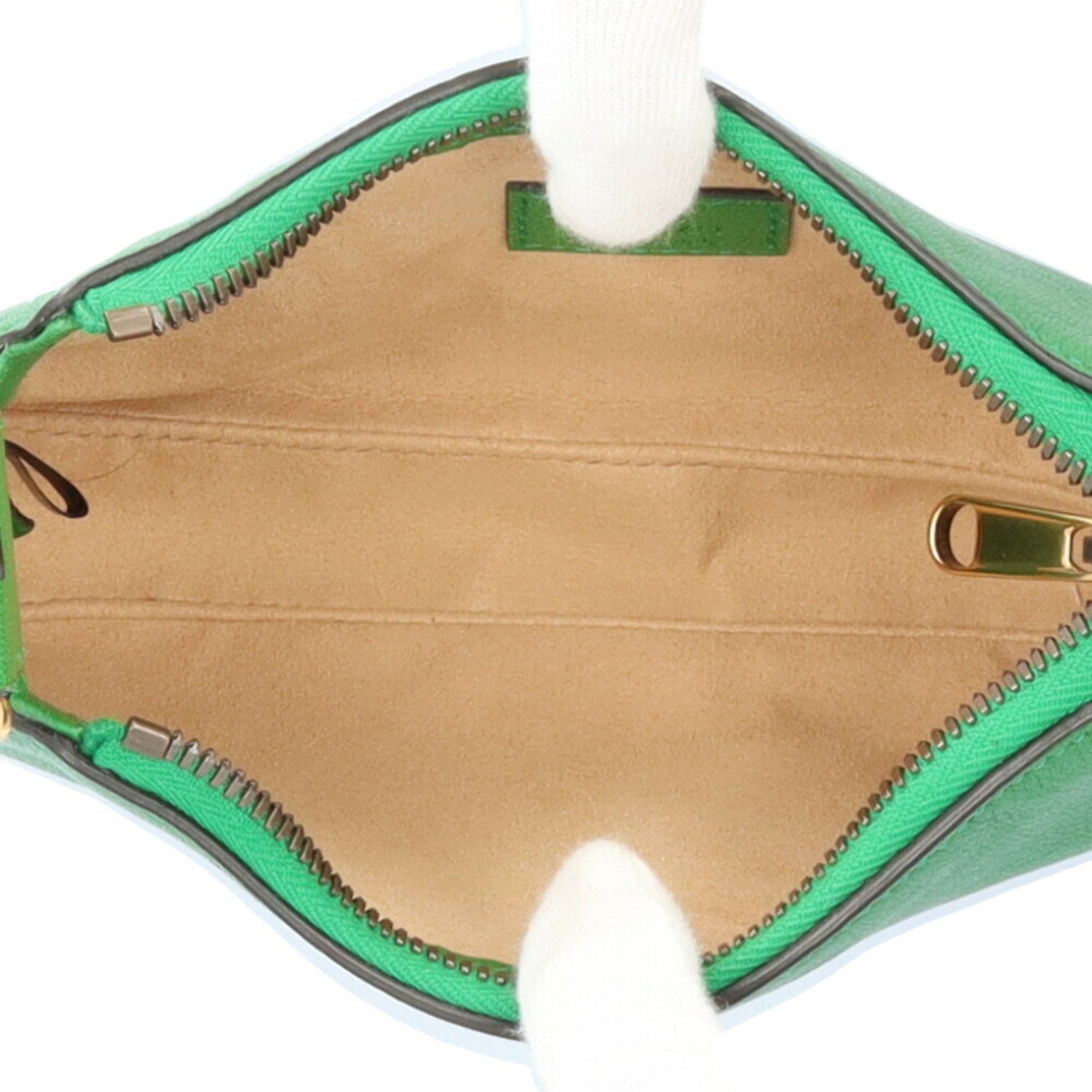 Gucci Green Leather Handbag