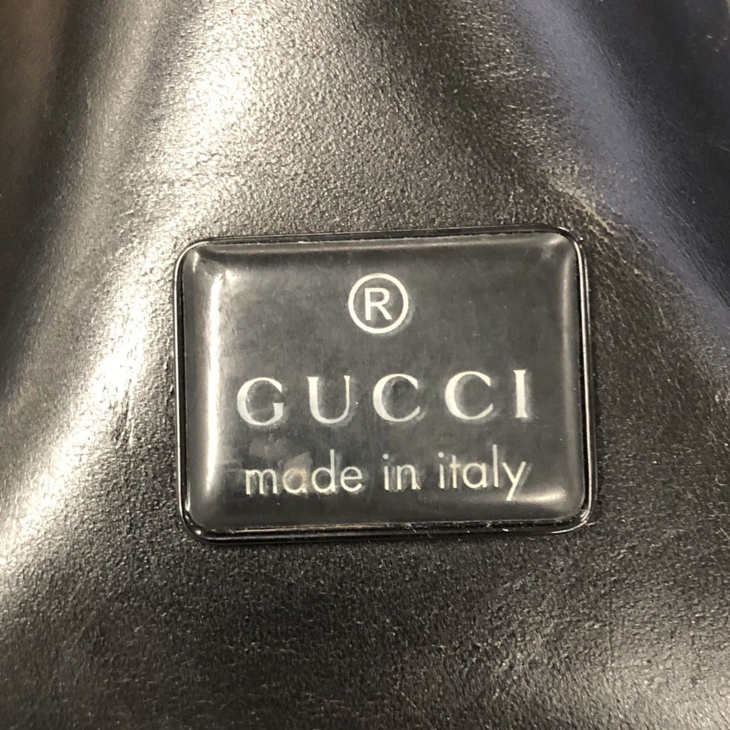 Gucci Black Leather Handbag Shoulder Bag