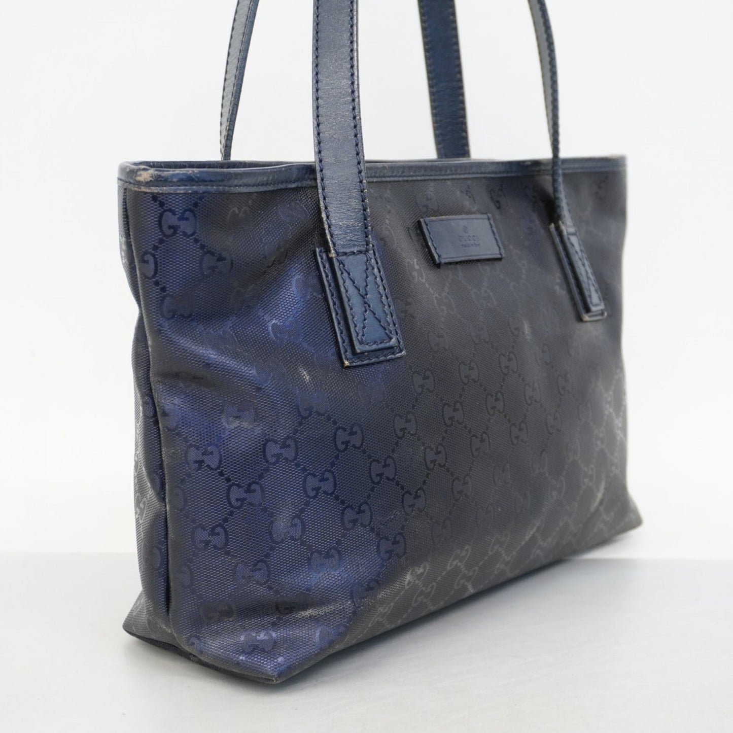 Gucci Purple Pvc Tote Bag
