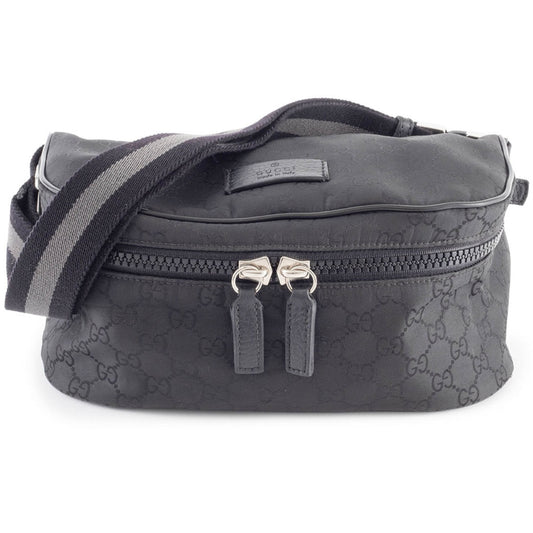 Gucci Black Nylon Pochette Shoulder Bag Sling Bag