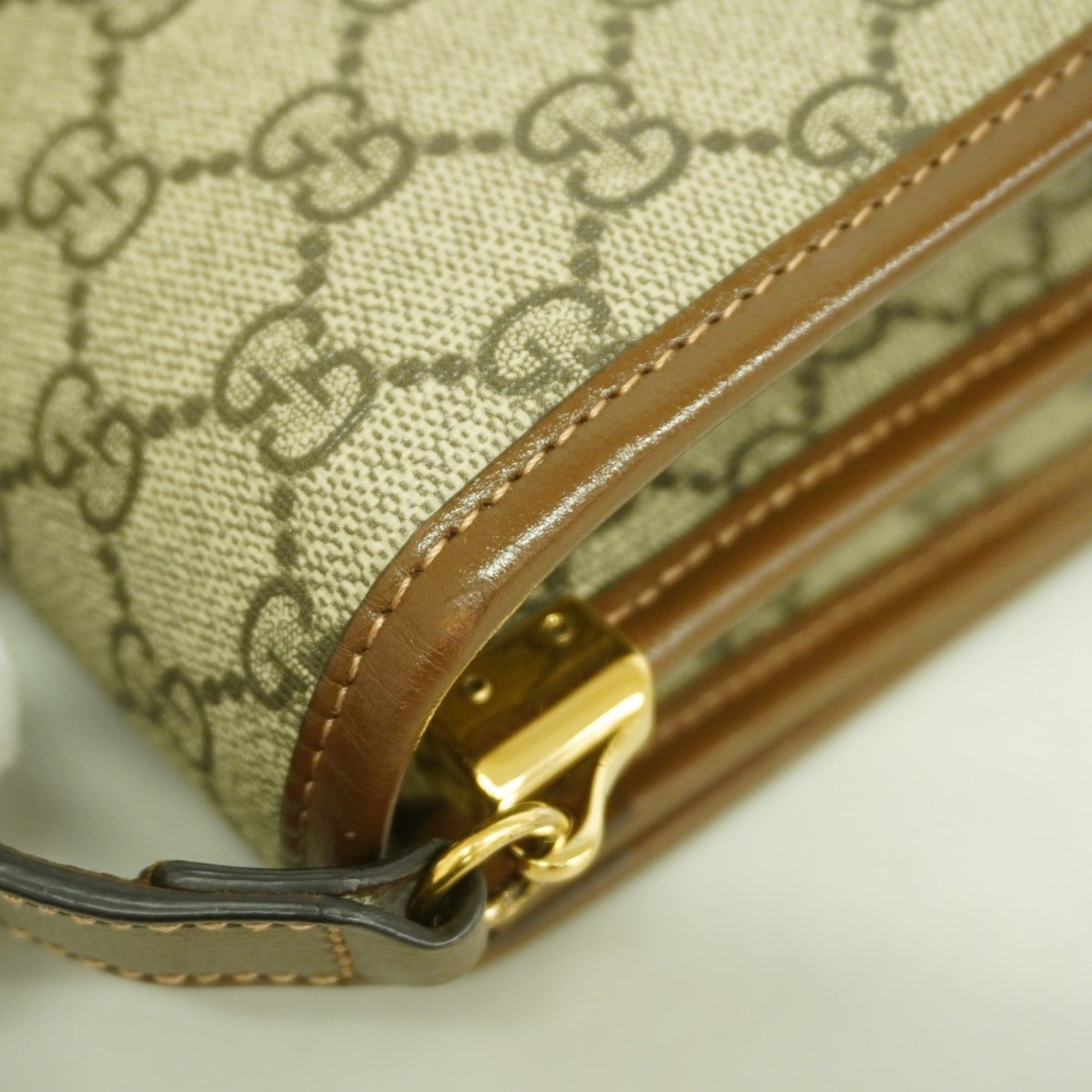 Gucci Brown Pvc Shoulder Bag