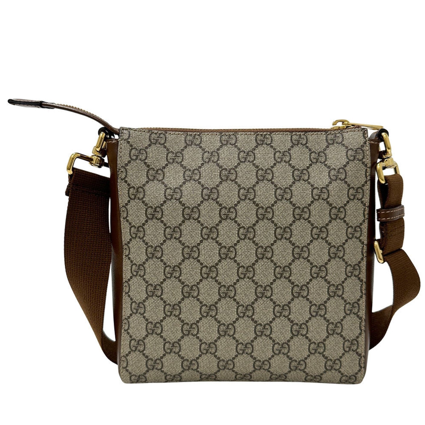 Gucci Black Brown Gg Supreme Shoulder Bag