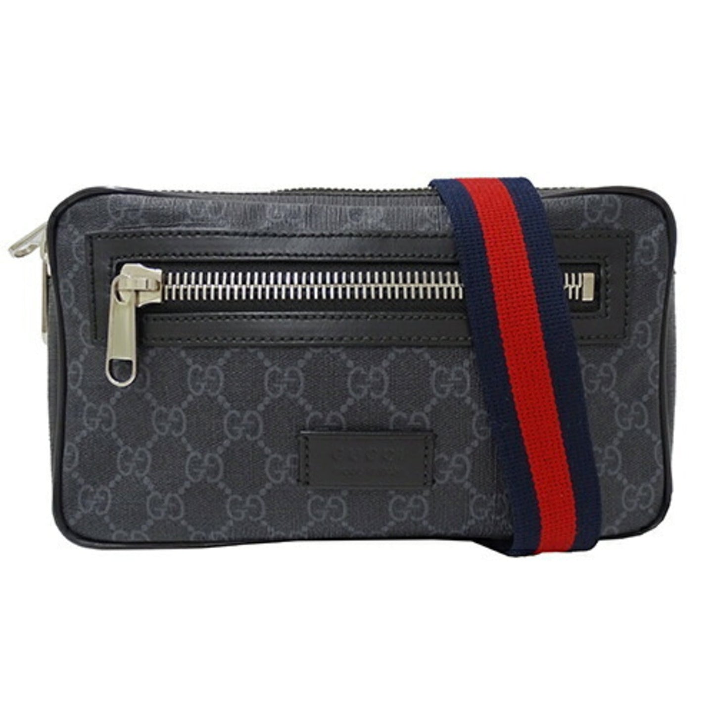 Gucci Black Gg Supreme Sling Bag