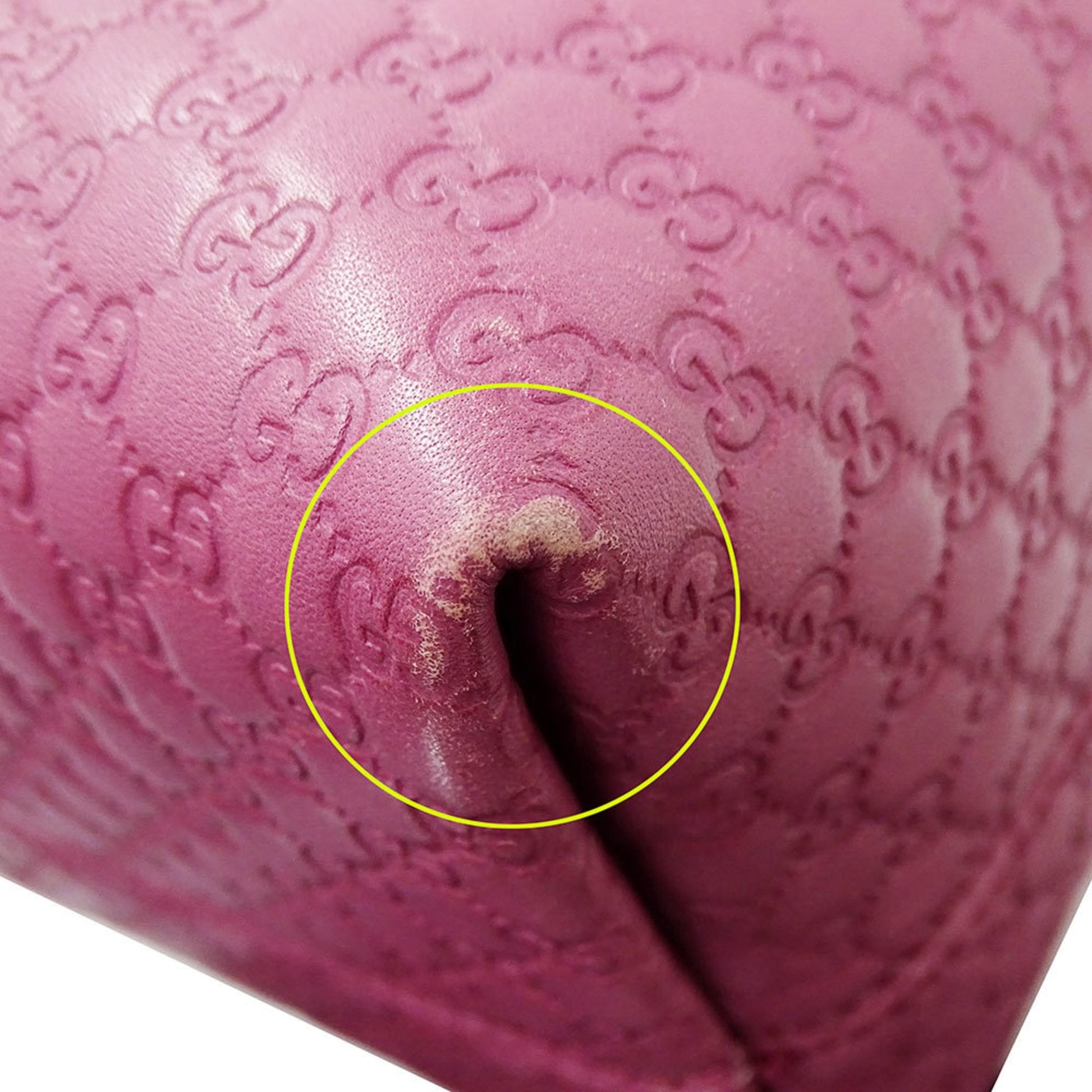 Gucci Purple Leather Tote Bag