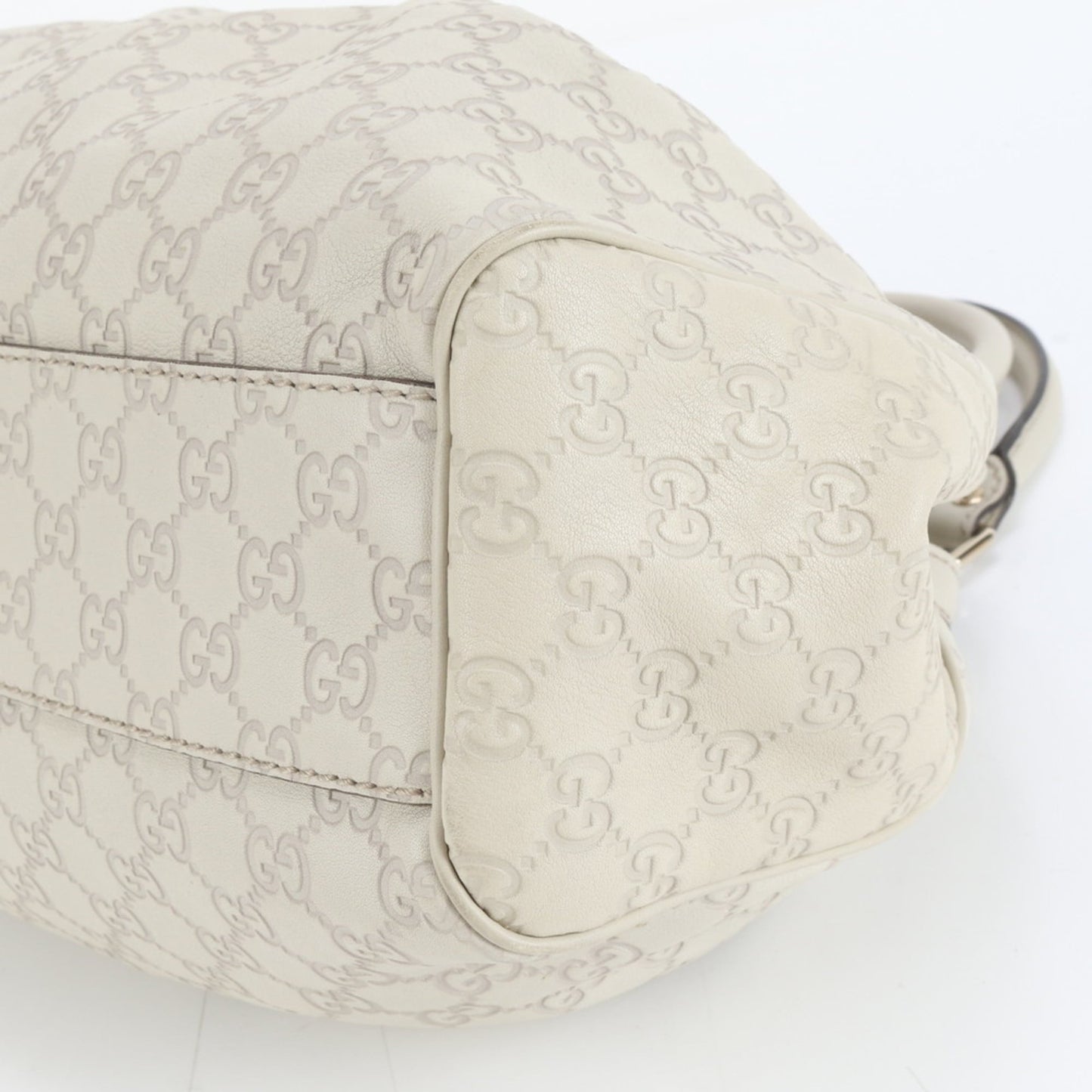 Gucci Ivory Leather Tote Bag