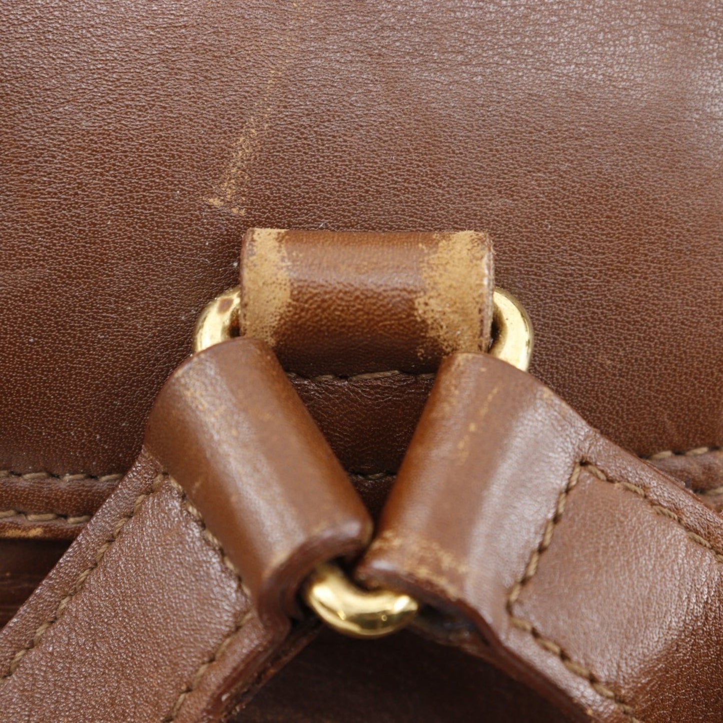 Gucci Brown Leather Backpack