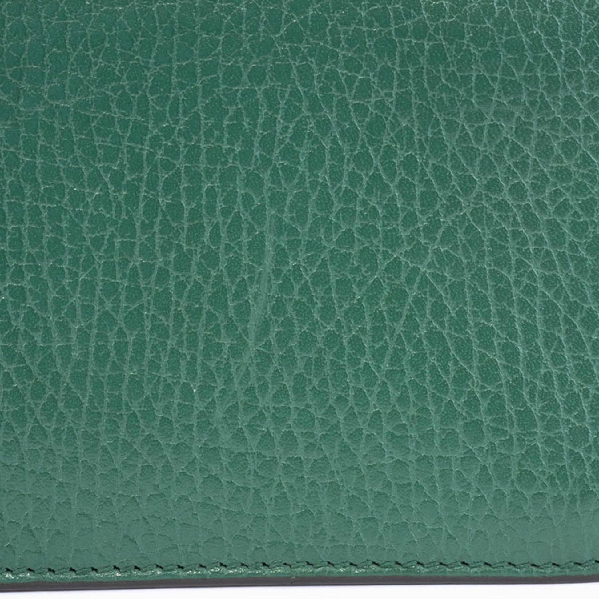 Gucci Green Leather Shoulder Bag