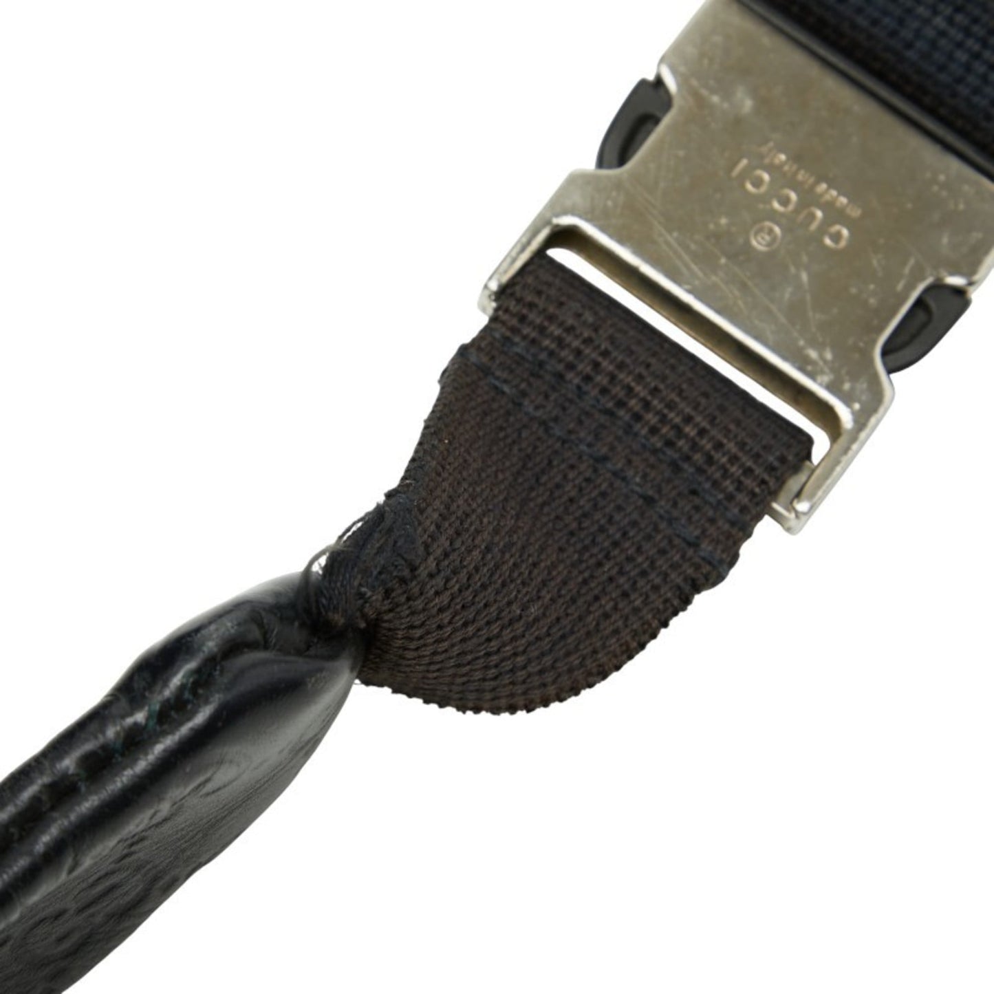 Gucci Black Leather Sling Bag
