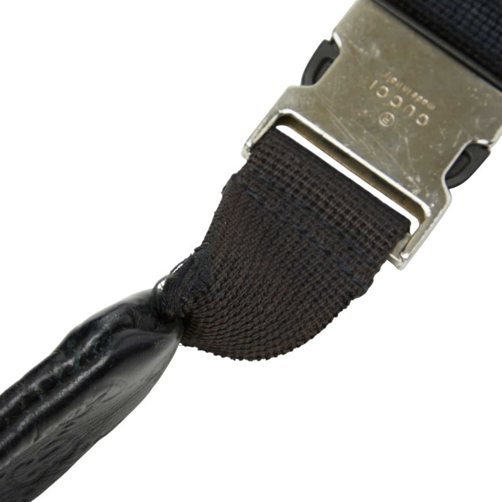 Gucci Black Leather Sling Bag