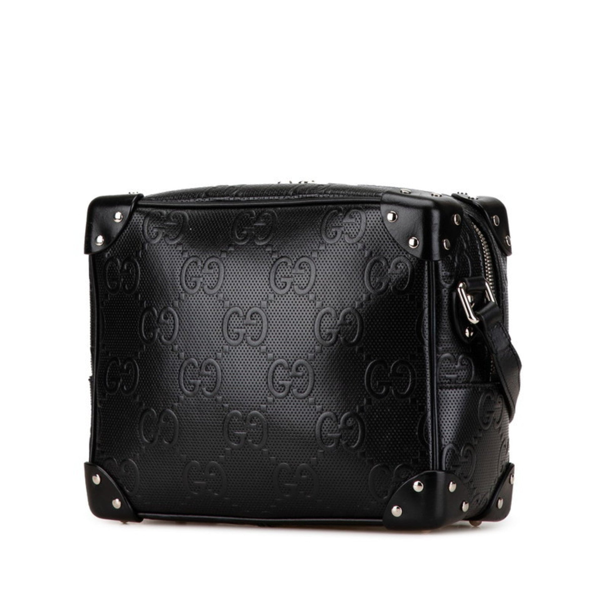 Gucci Black Leather Shoulder Bag