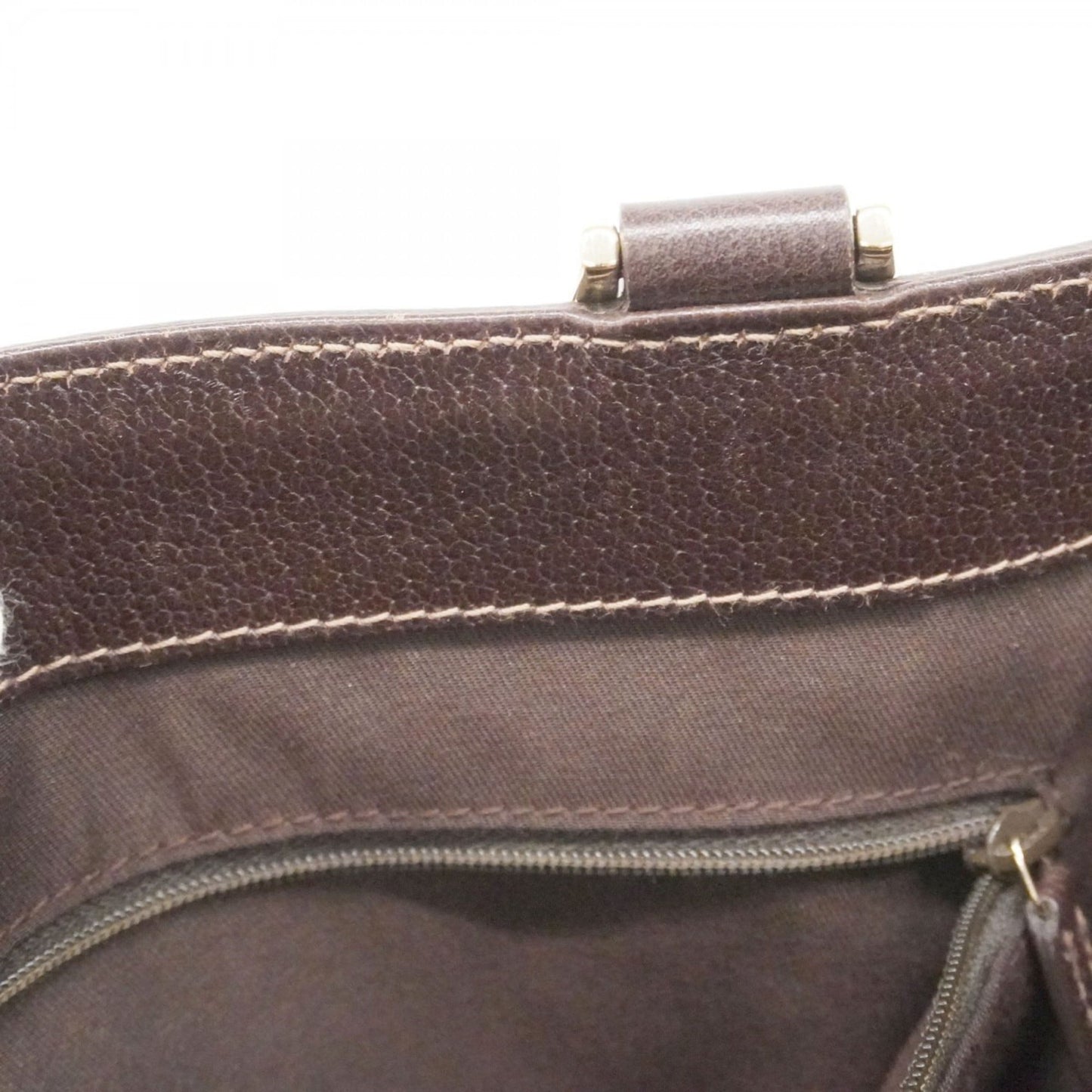 Gucci Brown Canvas Tote Bag