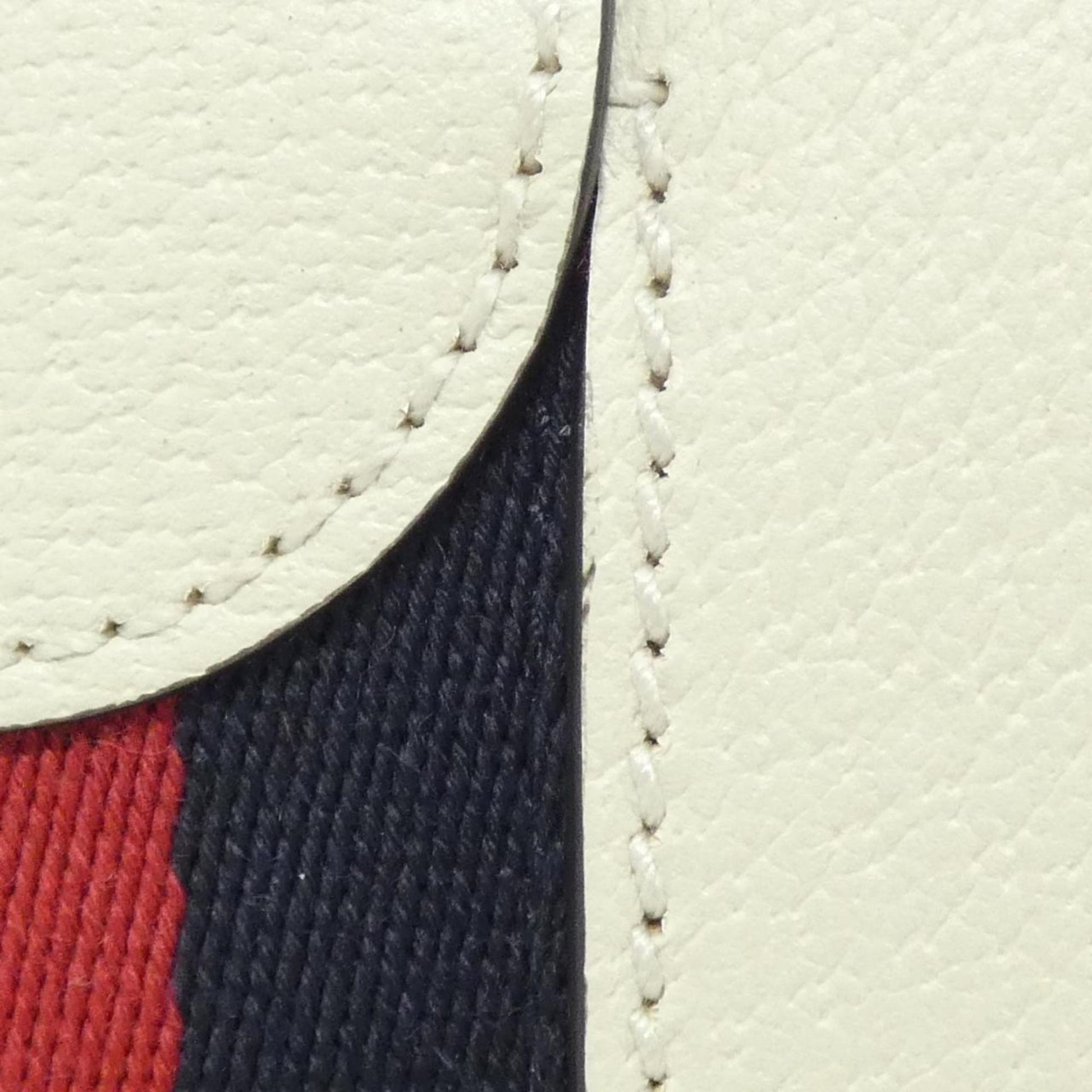 Gucci White Leather Handbag