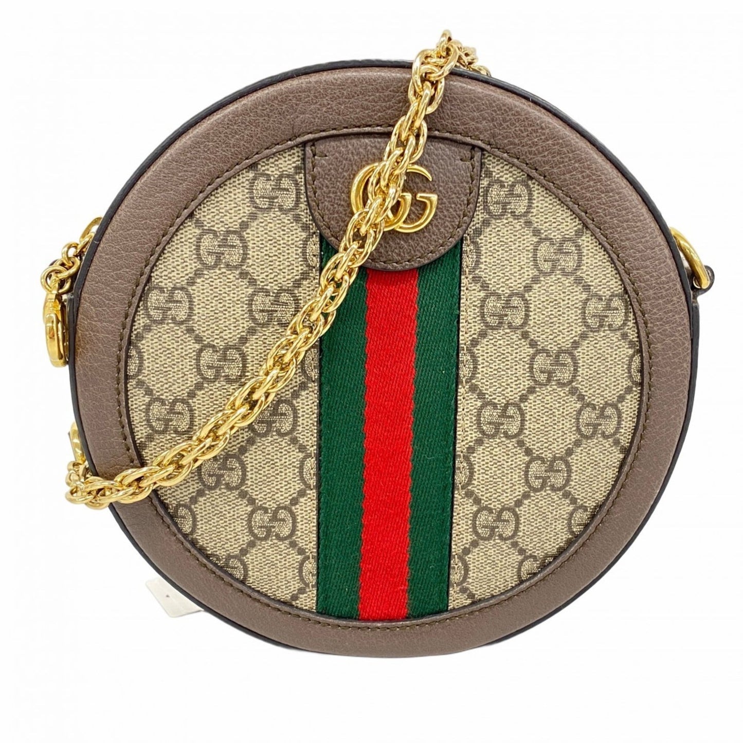 Gucci Brown Pvc Leather Shoulder Bag